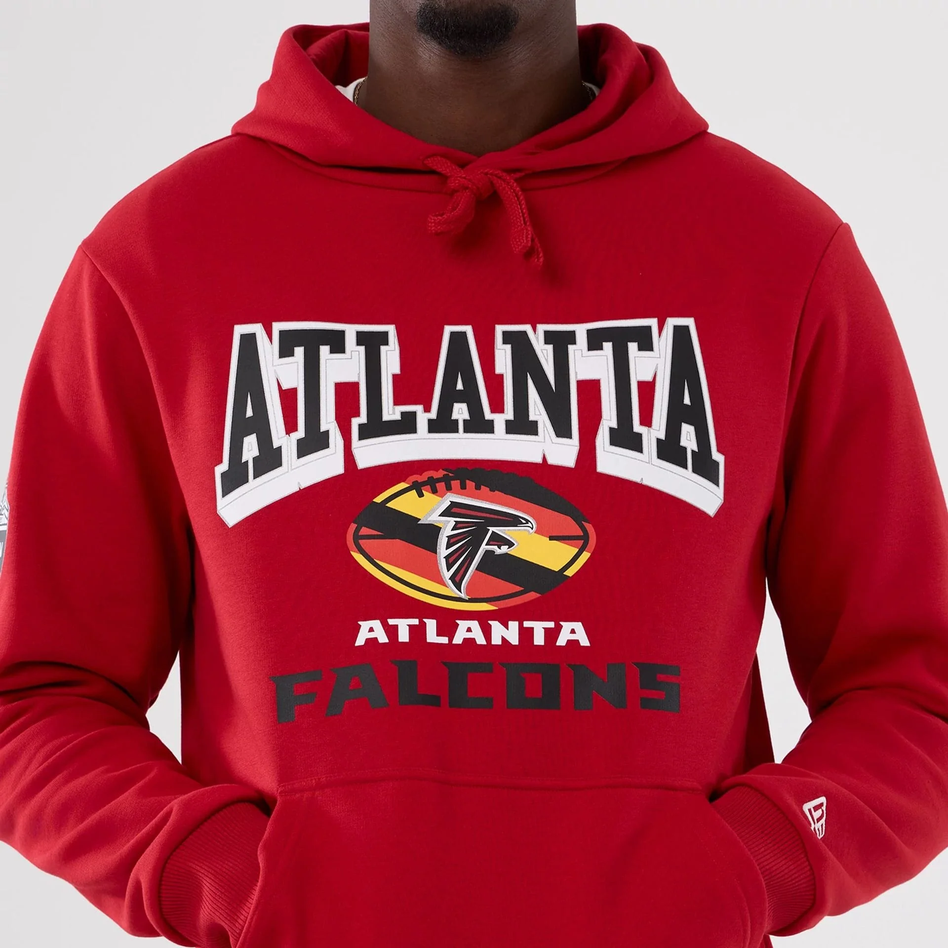 Atlanta Falcons NFL International Series Games 2025 Red Pullover Hoodie - Image 6
