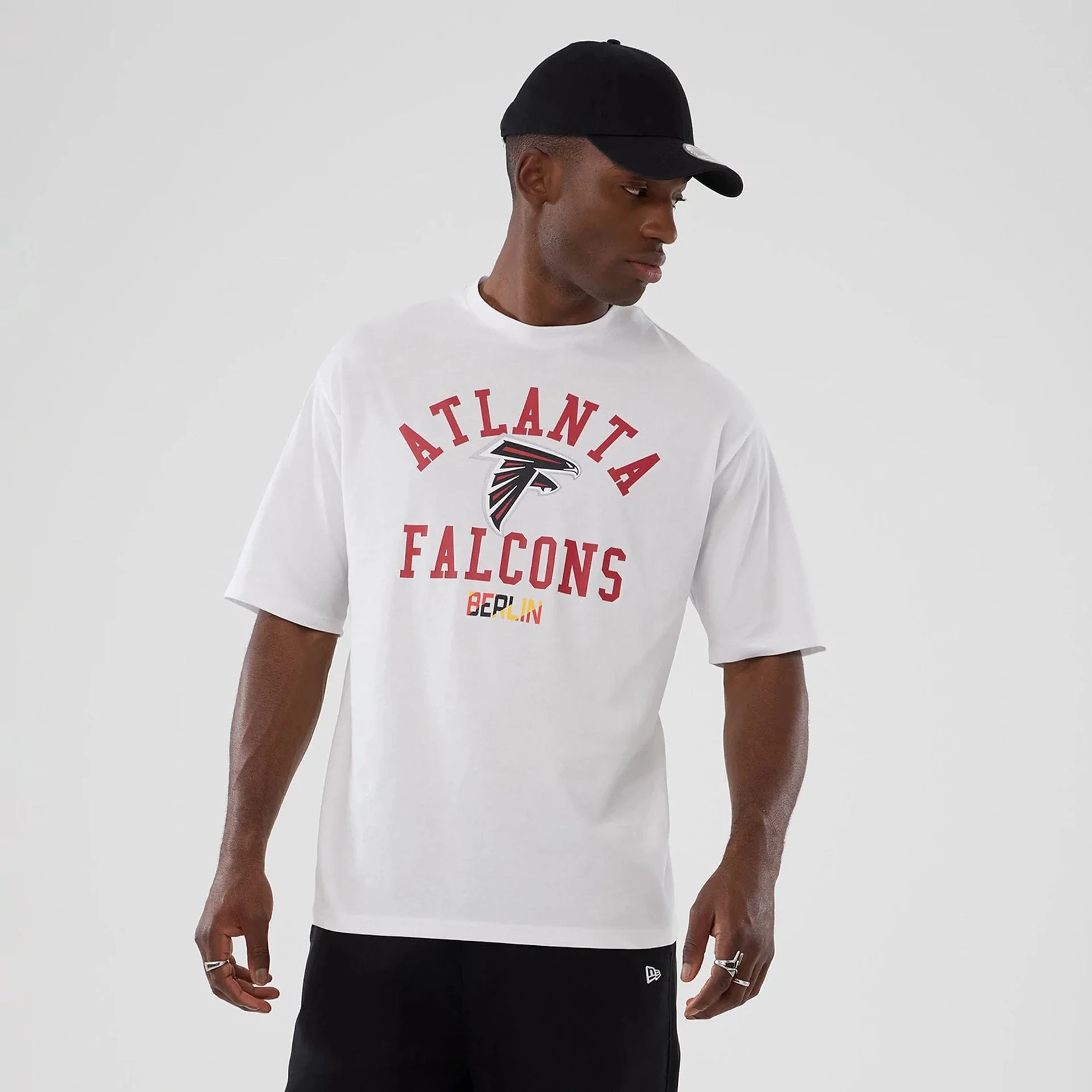 Atlanta Falcons NFL International Series Games 2025 White Oversized T-Shirt - Image 7
