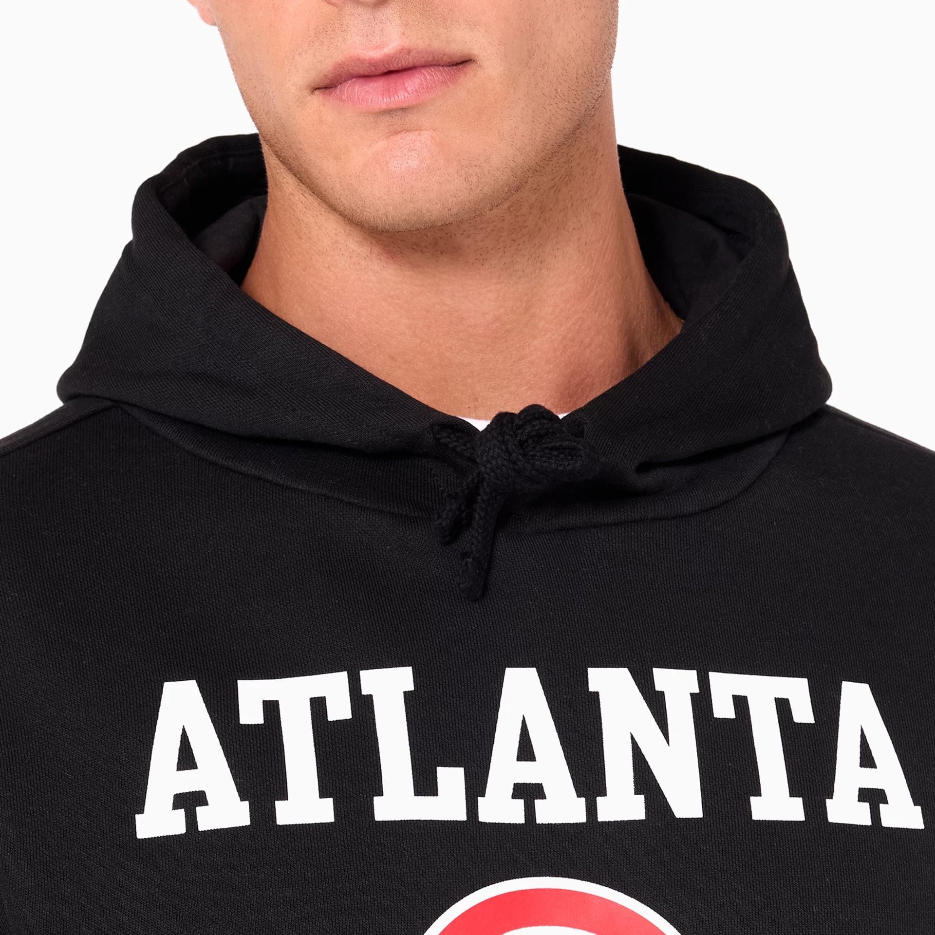 Atlanta Hawks NBA Black Pullover Hoodie - Image 3