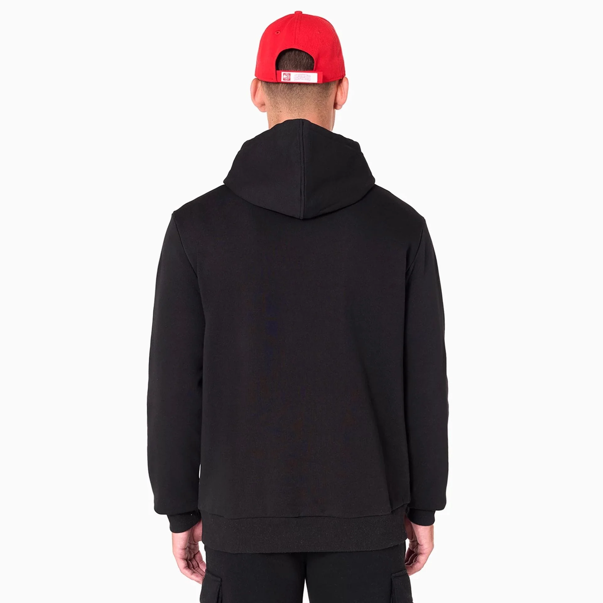 Atlanta Hawks NBA Black Pullover Hoodie - Image 7