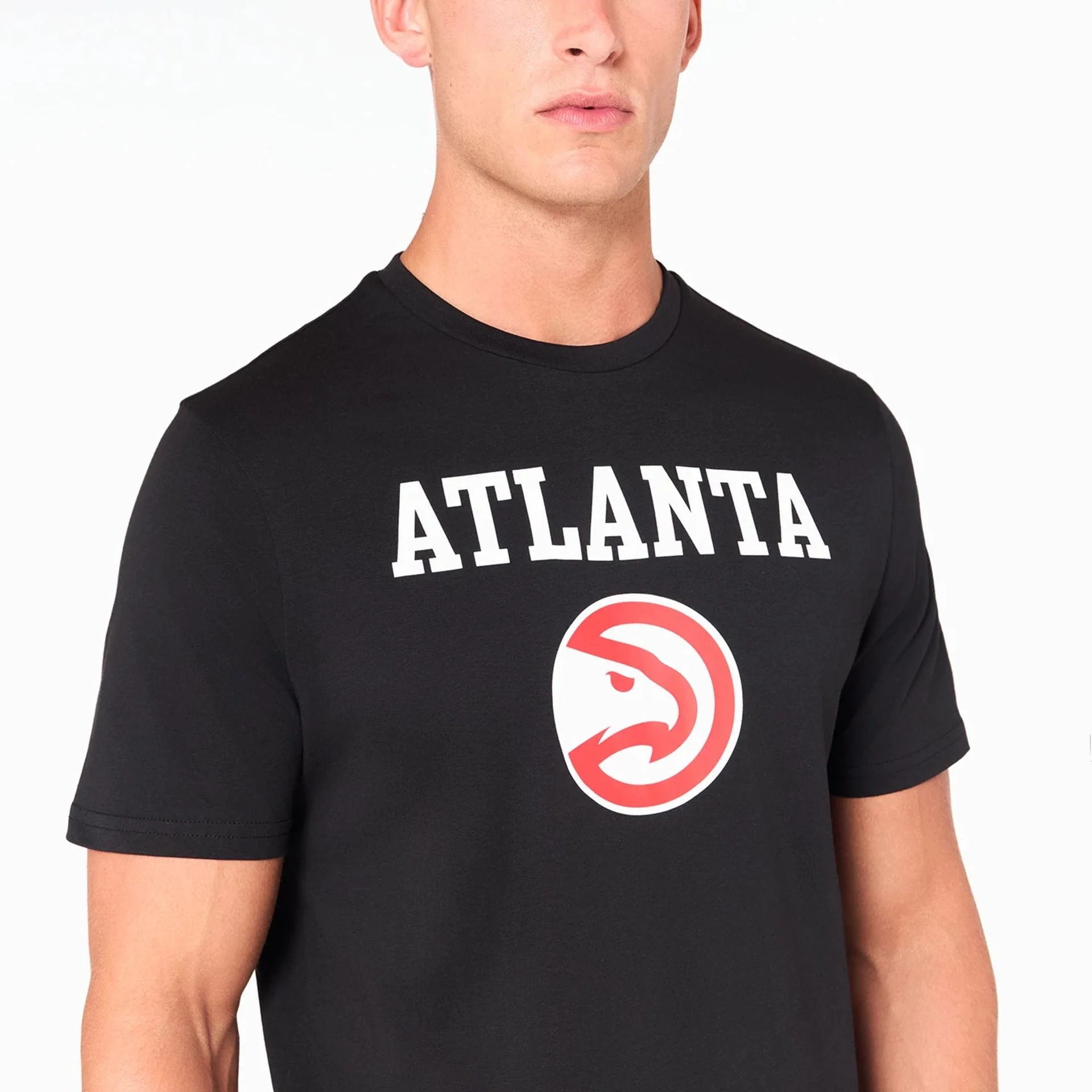 Atlanta Hawks NBA Black T-Shirt - Image 2