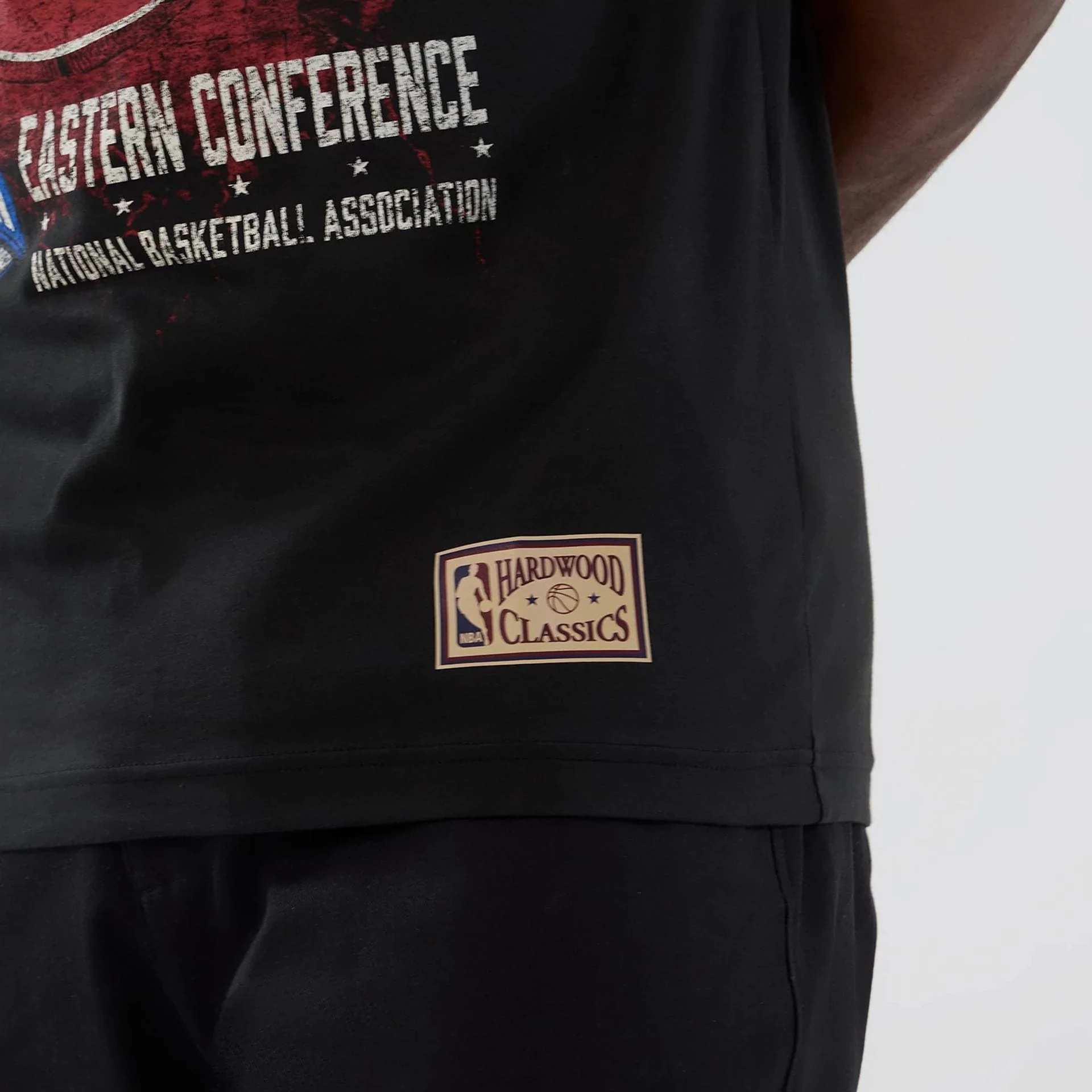Atlanta Hawks NBA Hardwood Classic Black T-Shirt - Image 5