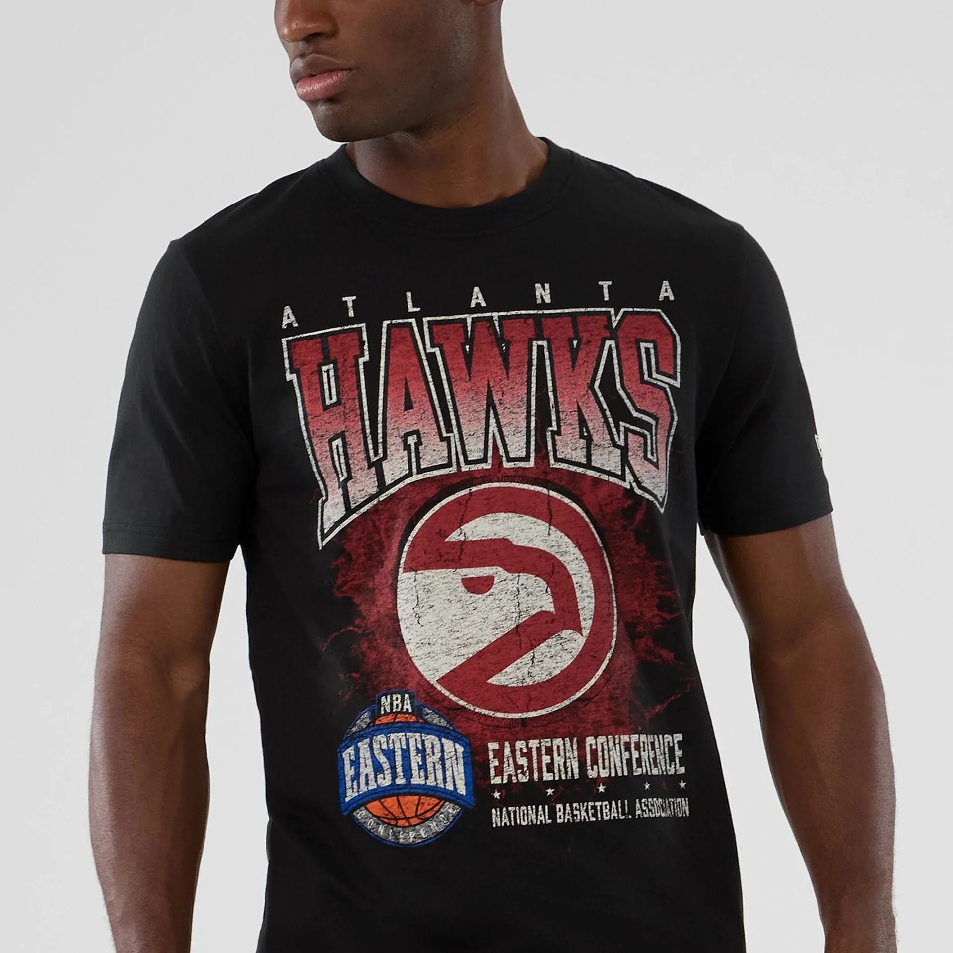 Atlanta Hawks NBA Hardwood Classic Black T-Shirt - Image 7