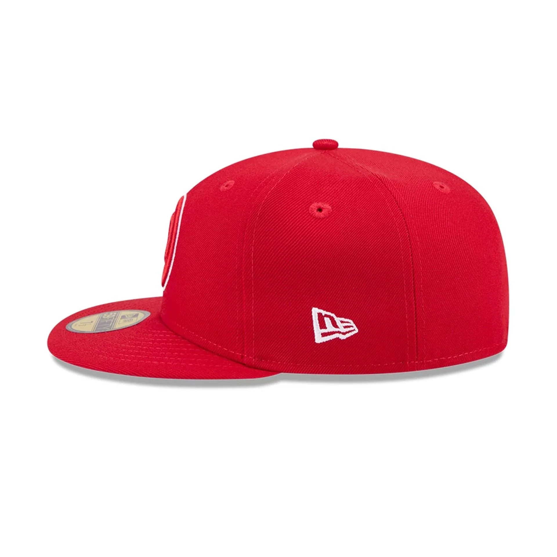 Atlanta Hawks NBA Hardwood Classic Red 59FIFTY Fitted Cap - Image 6