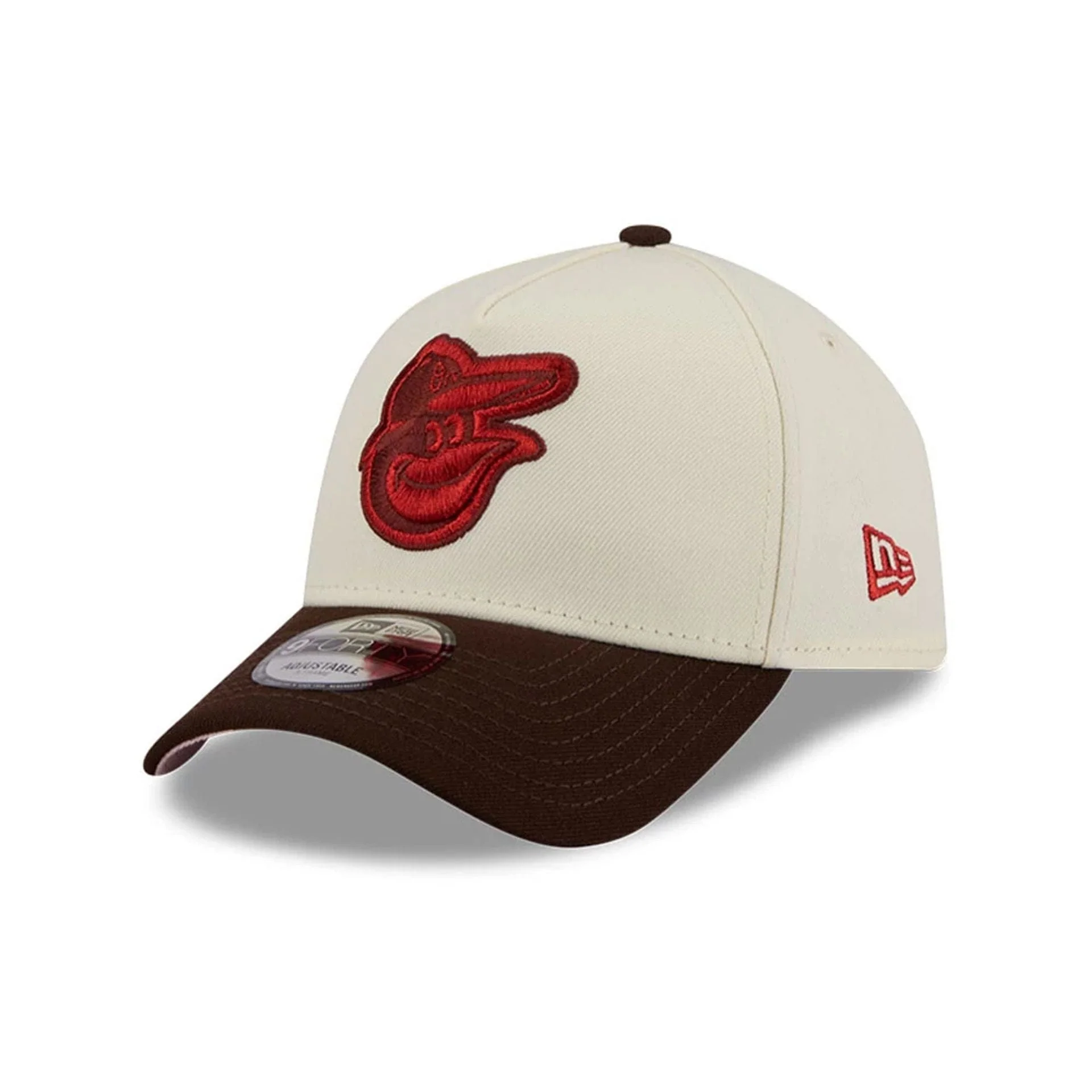 Baltimore Orioles MLB City Script Cream 9FORTY A-Frame Adjustable Cap - Image 4
