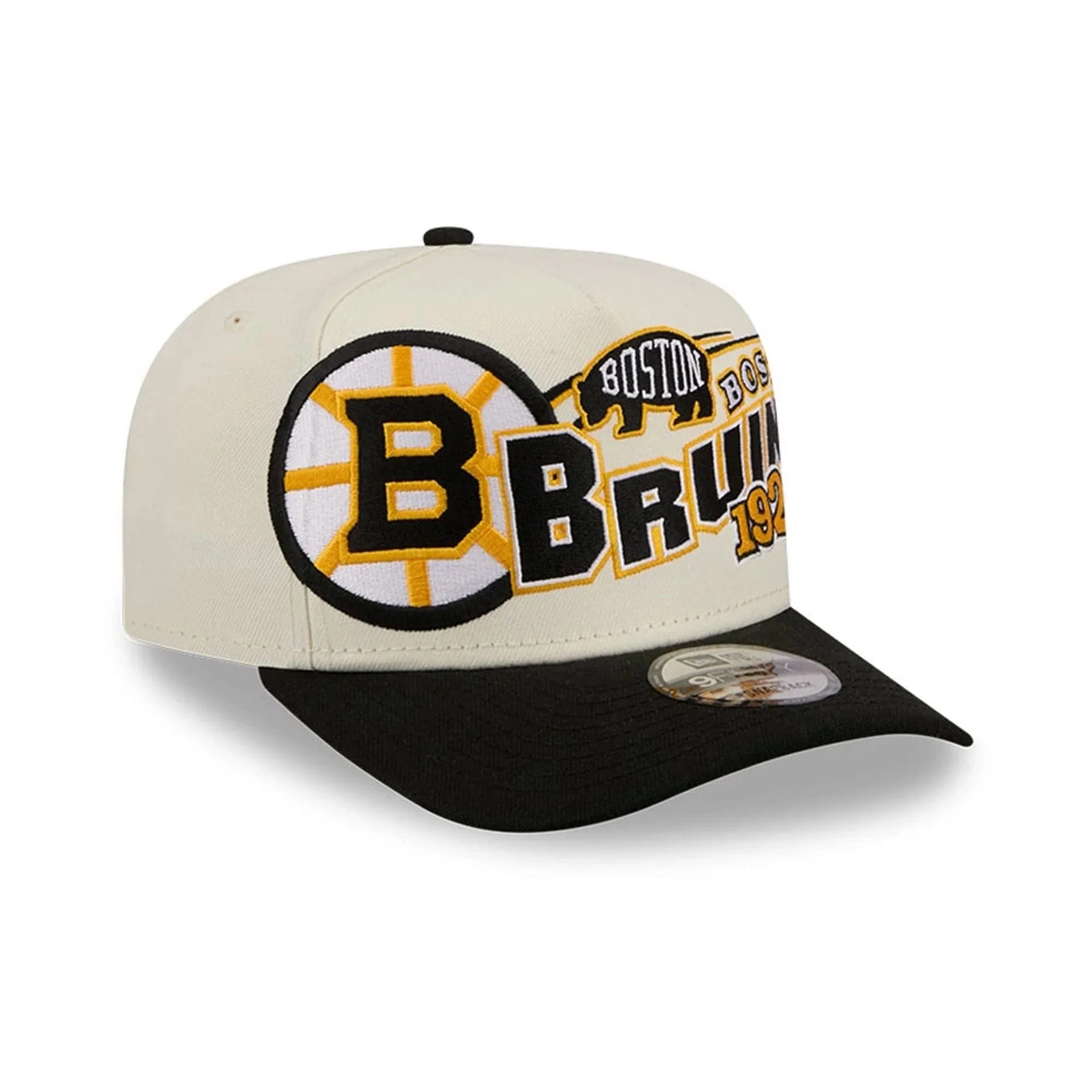 Boston Bruins NHL Classic White 9FIFTY A-Frame Snapback Adjustable Cap - Image 4