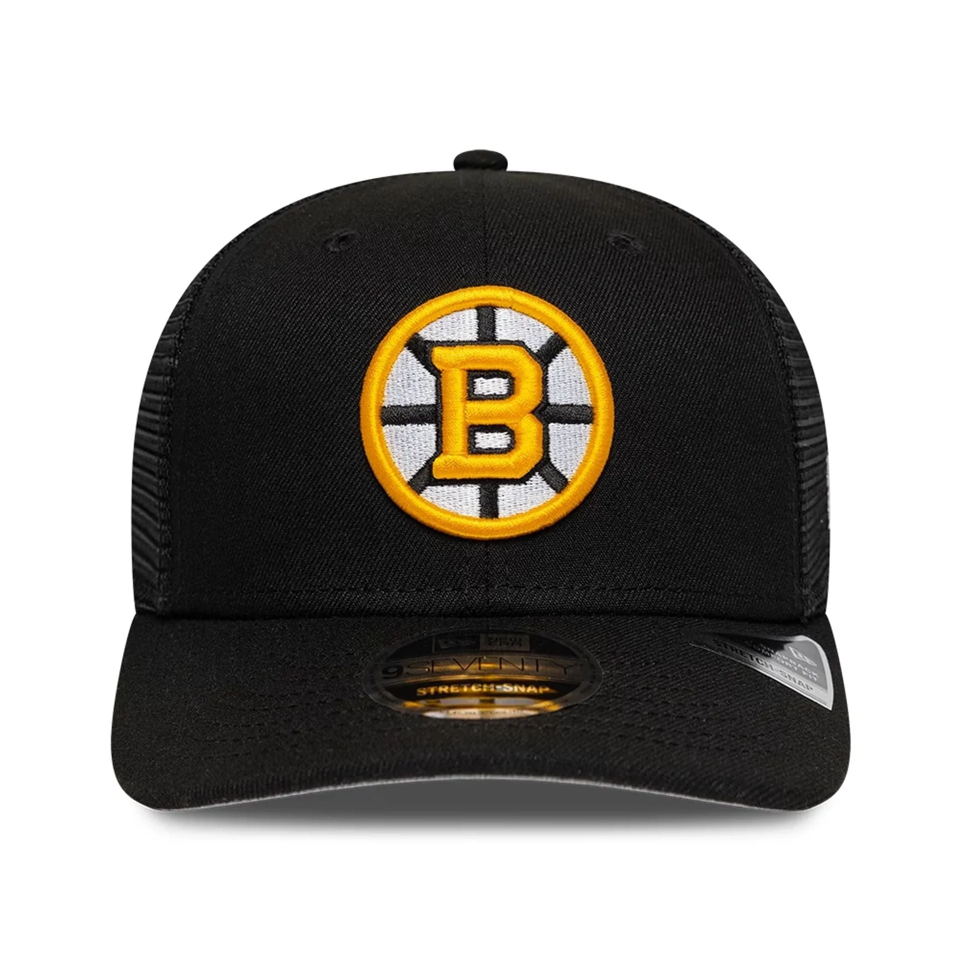 Boston Bruins NHL Evergreen Black 9SEVENTY Stretch Snap Adjustable Cap - Image 3