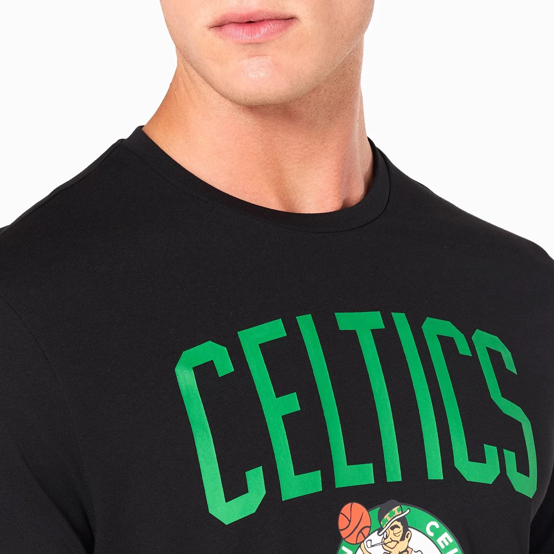 Boston Celtics NBA Black T-Shirt - Image 3