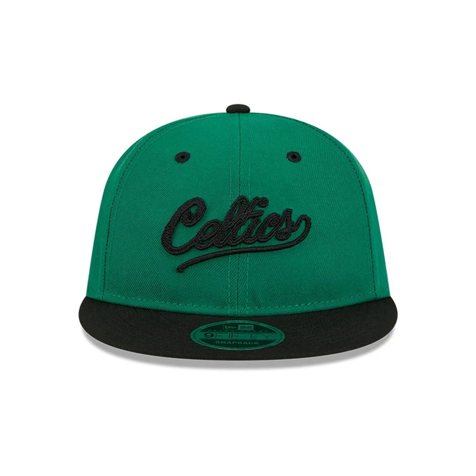 Boston Celtics NBA Chainstitch Script Green Retro Crown 9FIFTY Adjustable Cap - Image 3