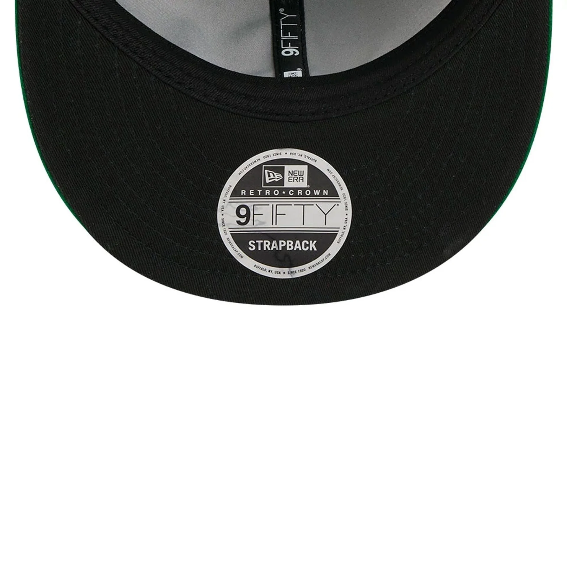 Boston Celtics NBA Chenille Woven Green Retro Crown 9FIFTY Adjustable Cap - Image 3