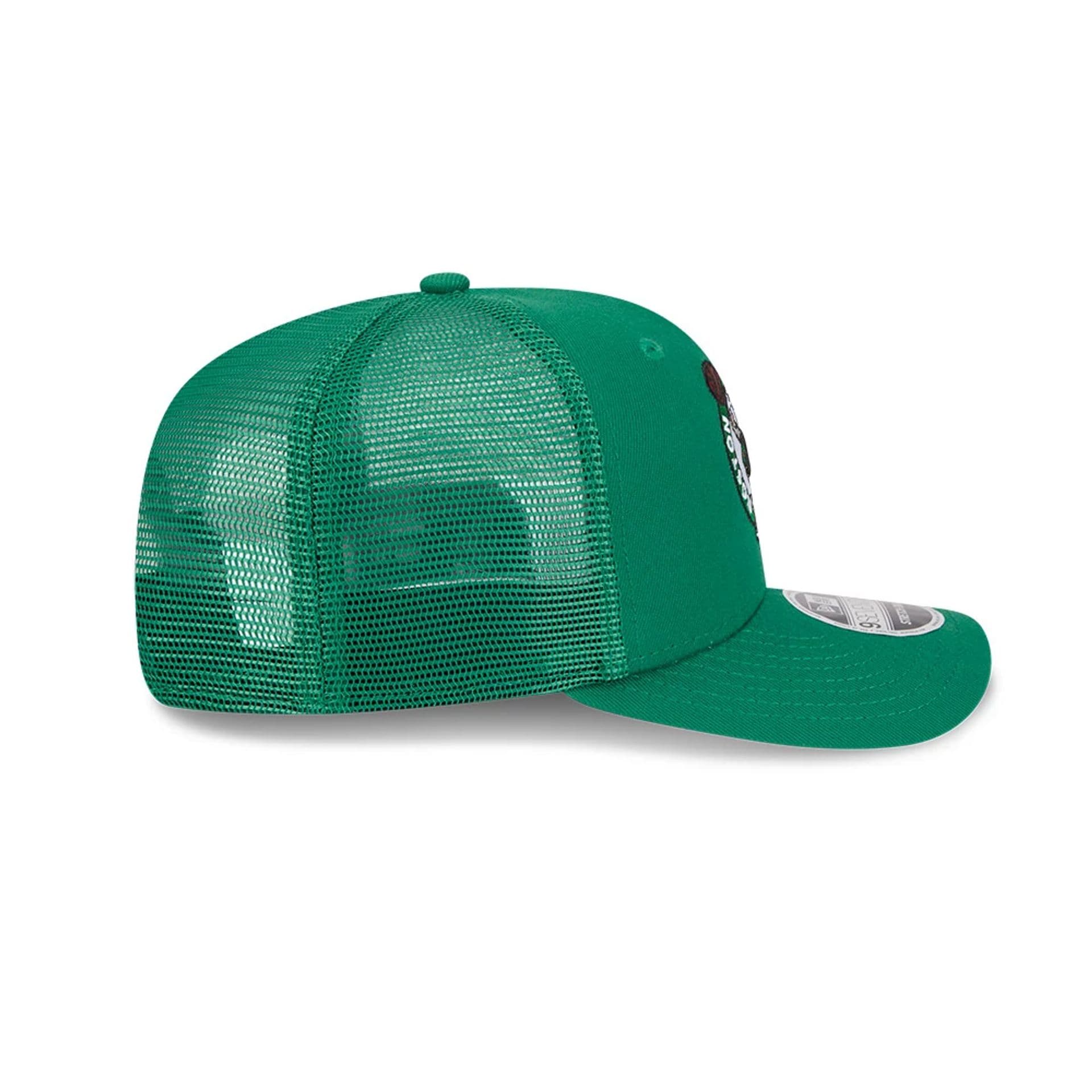 Boston Celtics NBA Evergreen Green 9SEVENTY Stretch Snap Adjustable Cap - Image 7