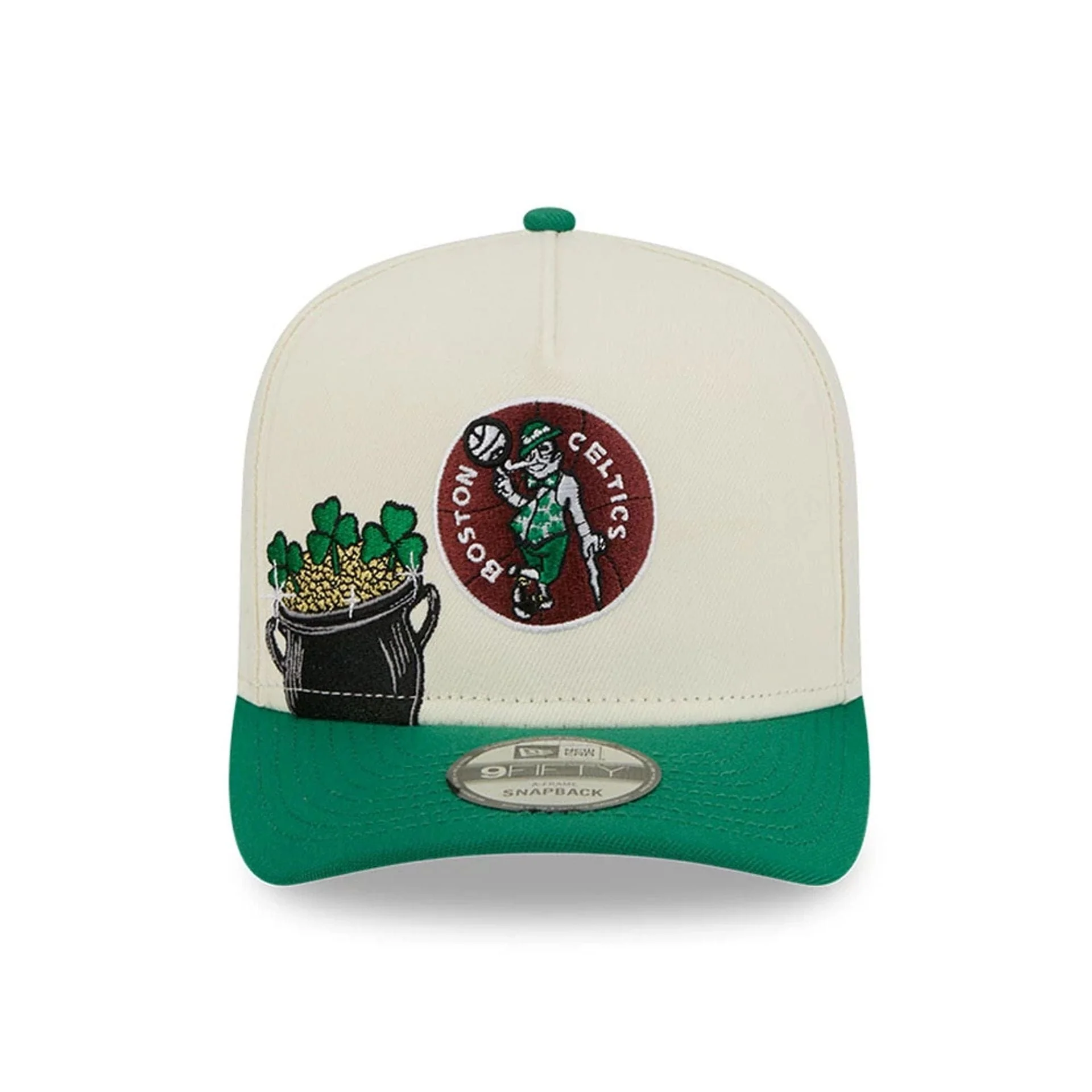 Boston Celtics NBA Green 9FIFTY A-Frame Snapback Adjustable Cap - Image 3