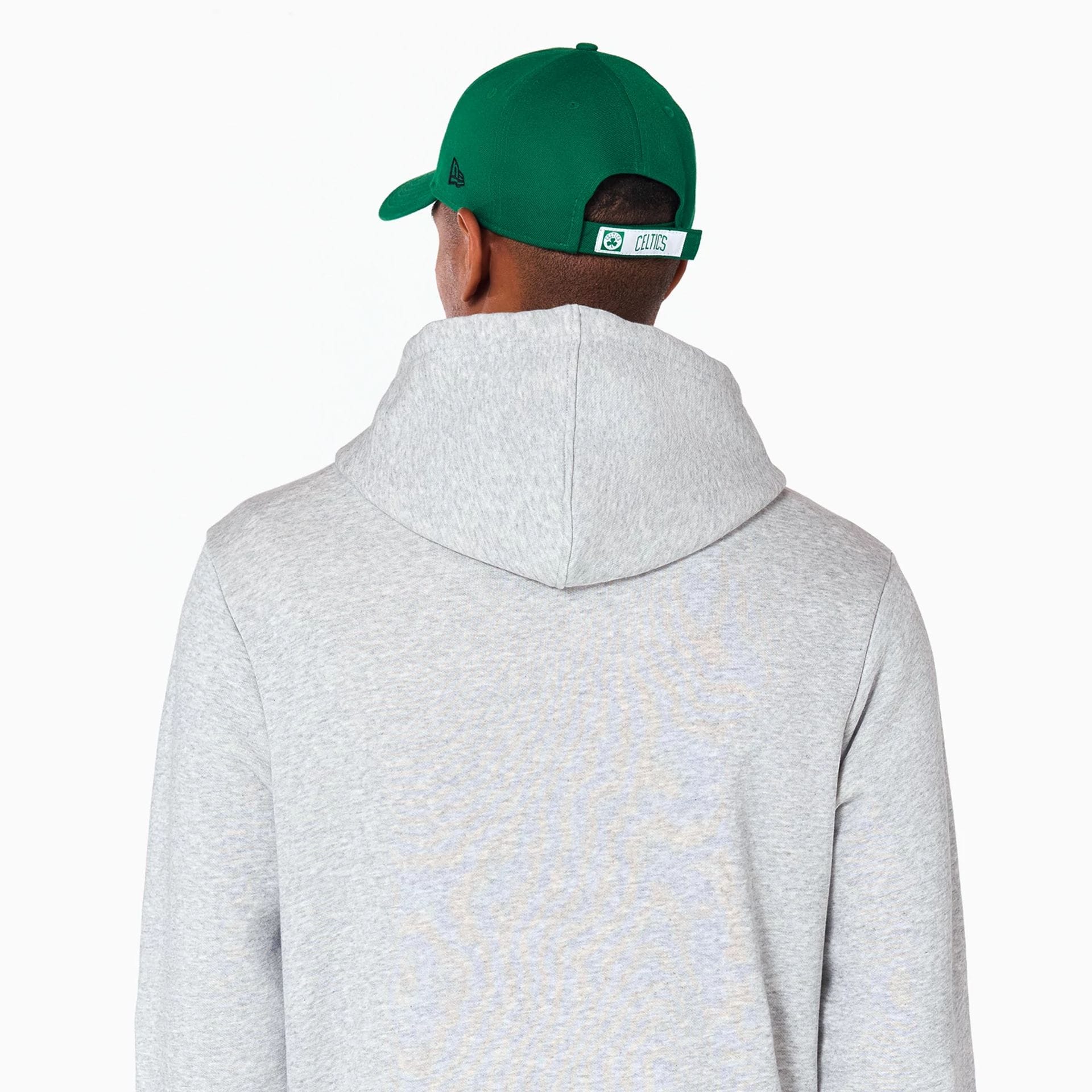 Boston Celtics NBA Grey Pullover Hoodie - Image 3