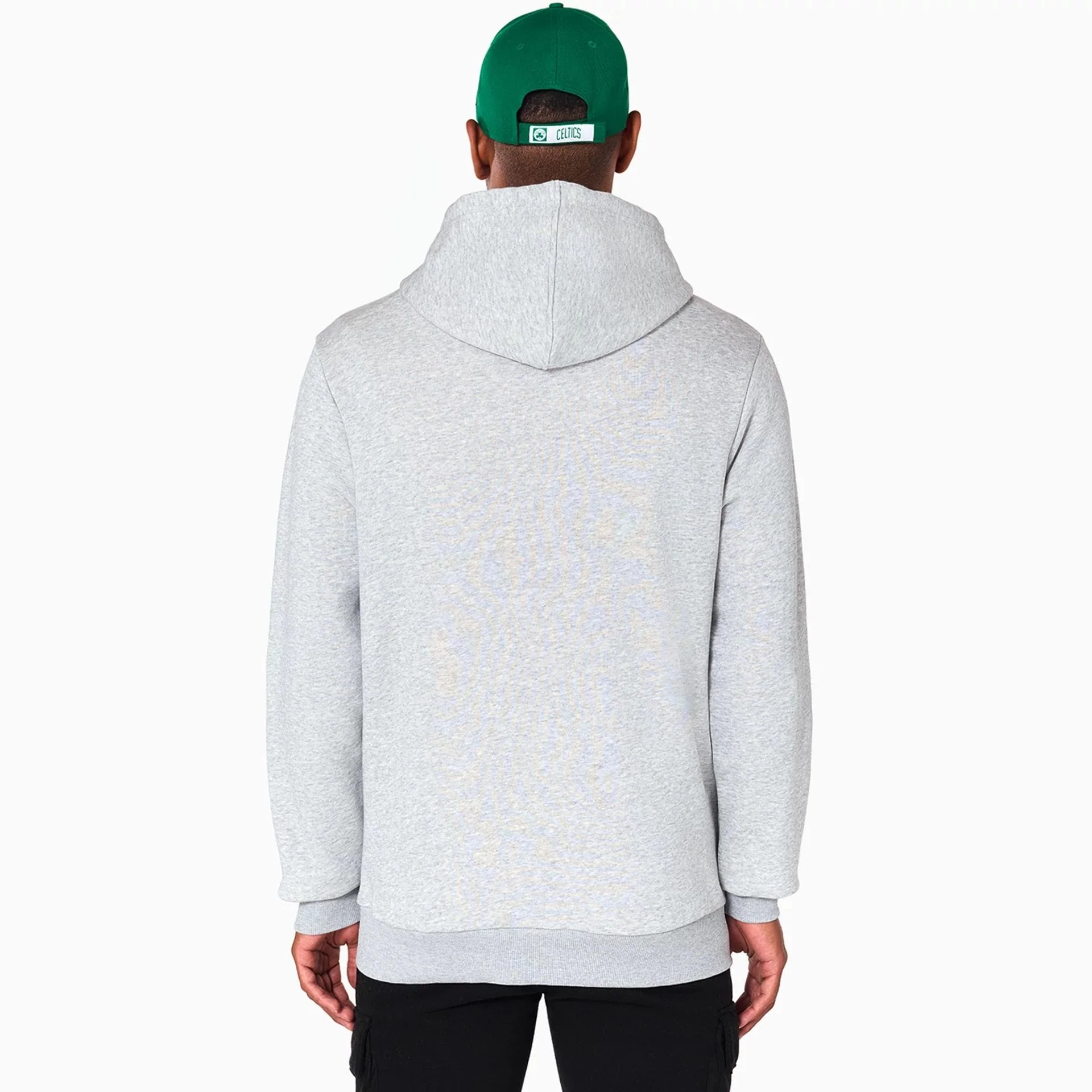 Boston Celtics NBA Grey Pullover Hoodie - Image 7