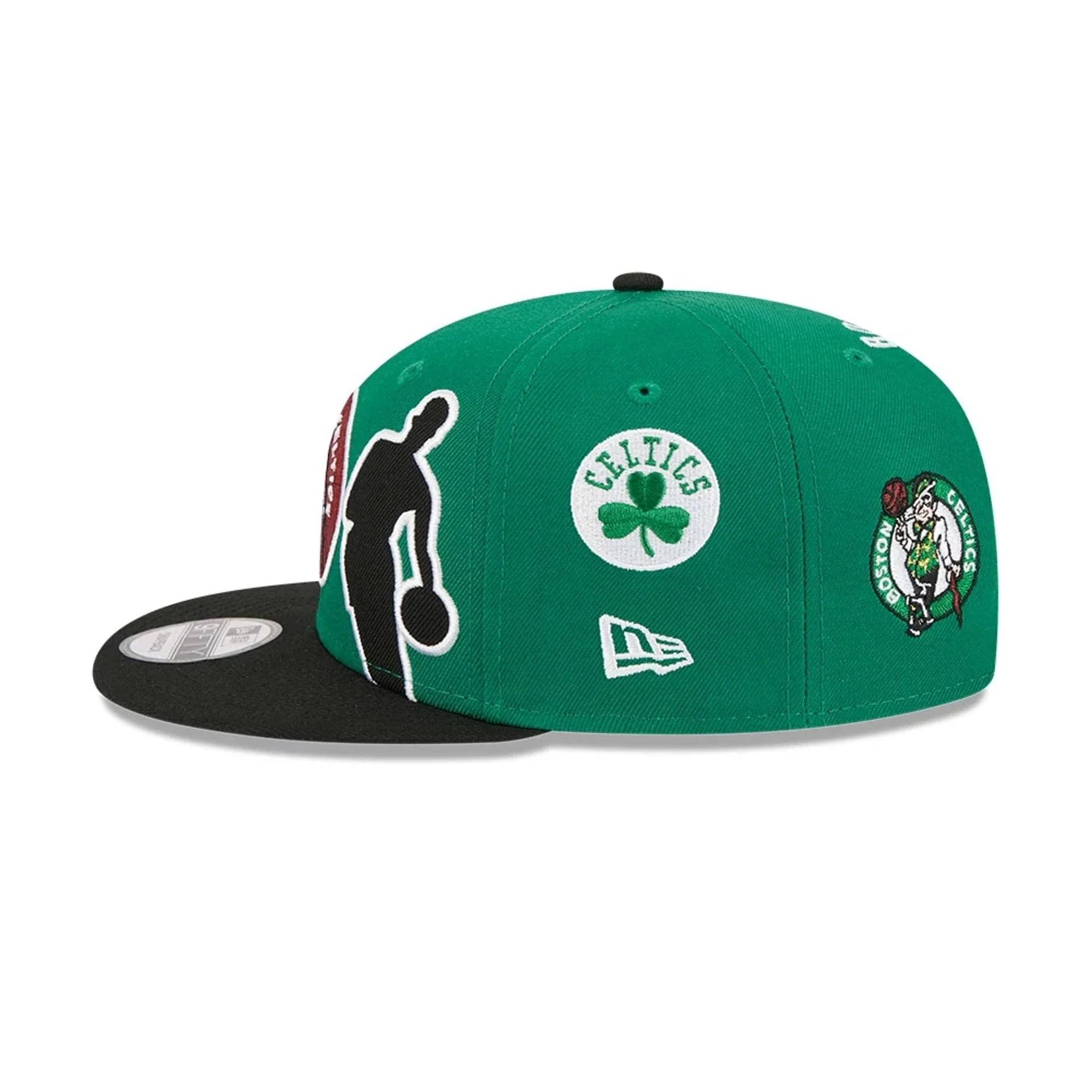 Boston Celtics NBA Hardwood Classic ASG Green 9FIFTY Snapback Adjustable Cap - Image 5
