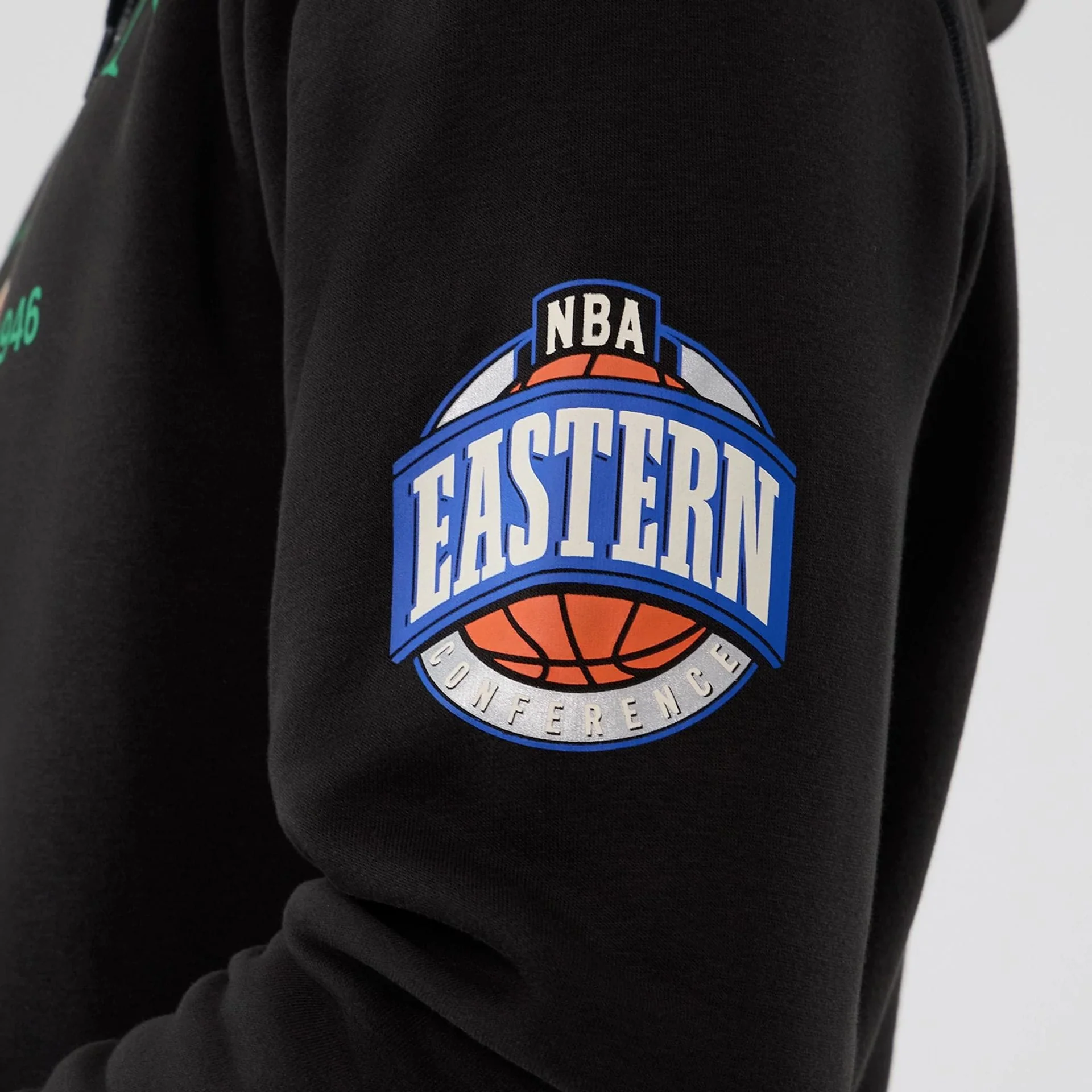 Boston Celtics NBA Hardwood Classic Black Pullover Hoodie - Image 5