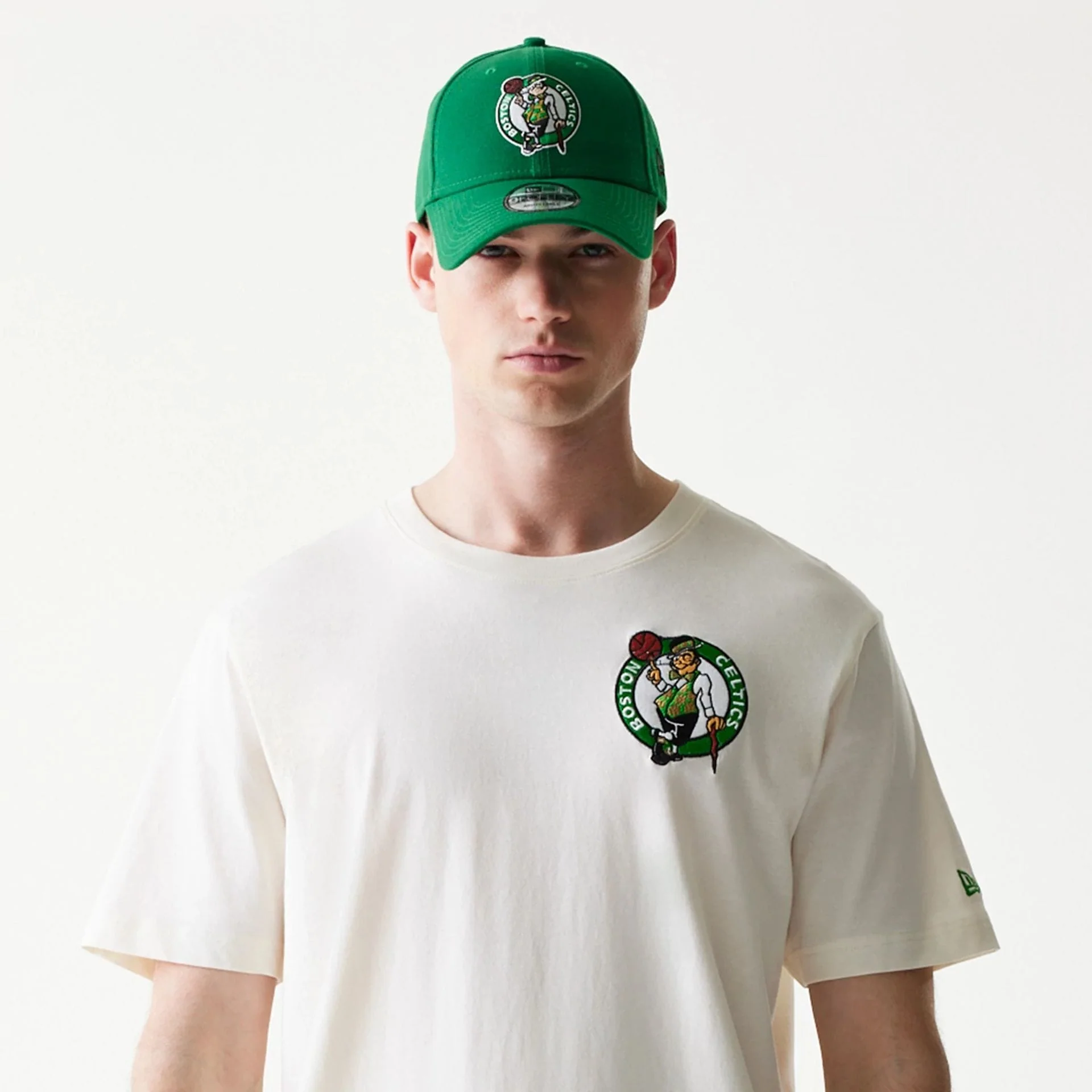 Boston Celtics NBA Hotdog Cream T-Shirt - Image 4