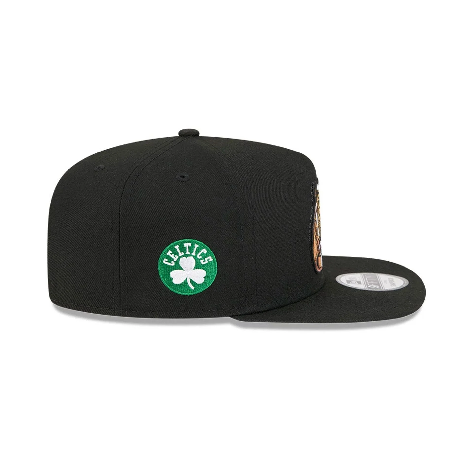 Boston Celtics NBA Ring Black 9FIFTY A-Frame Snapback Adjustable Cap - Image 5
