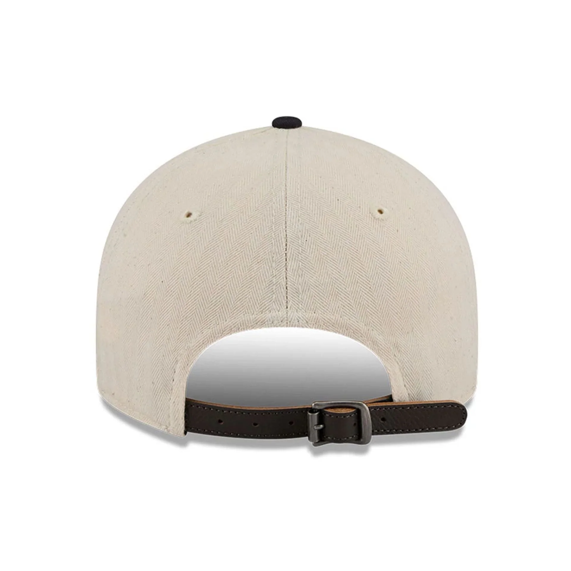 Boston Red Sox MLB Americana Herringbone White Retro Crown 9FIFTY Adjustable Cap - Image 3