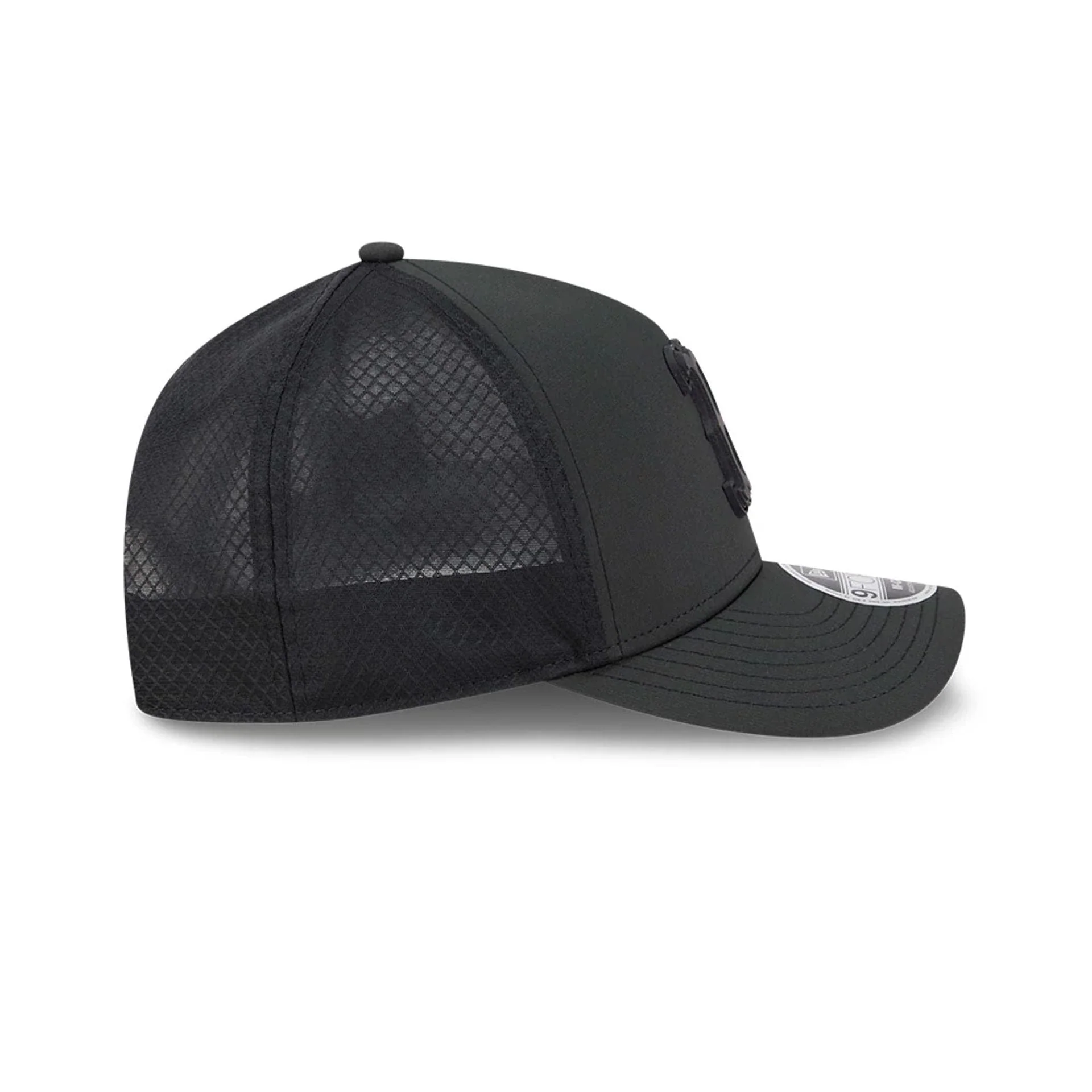 Boston Red Sox MLB Badged Black 9FORTY M-Crown A-Frame Trucker Cap - Image 6