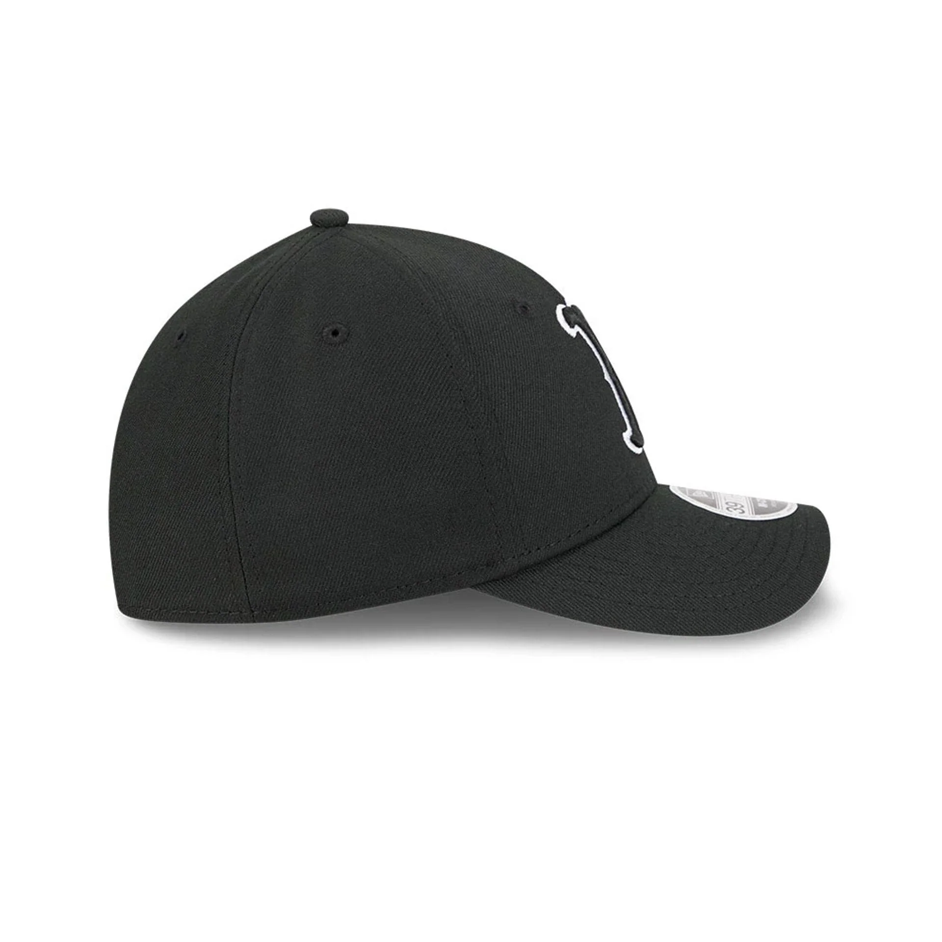 Boston Red Sox MLB Black 39THIRTY M-Crown Stretch Fit Cap - Image 7