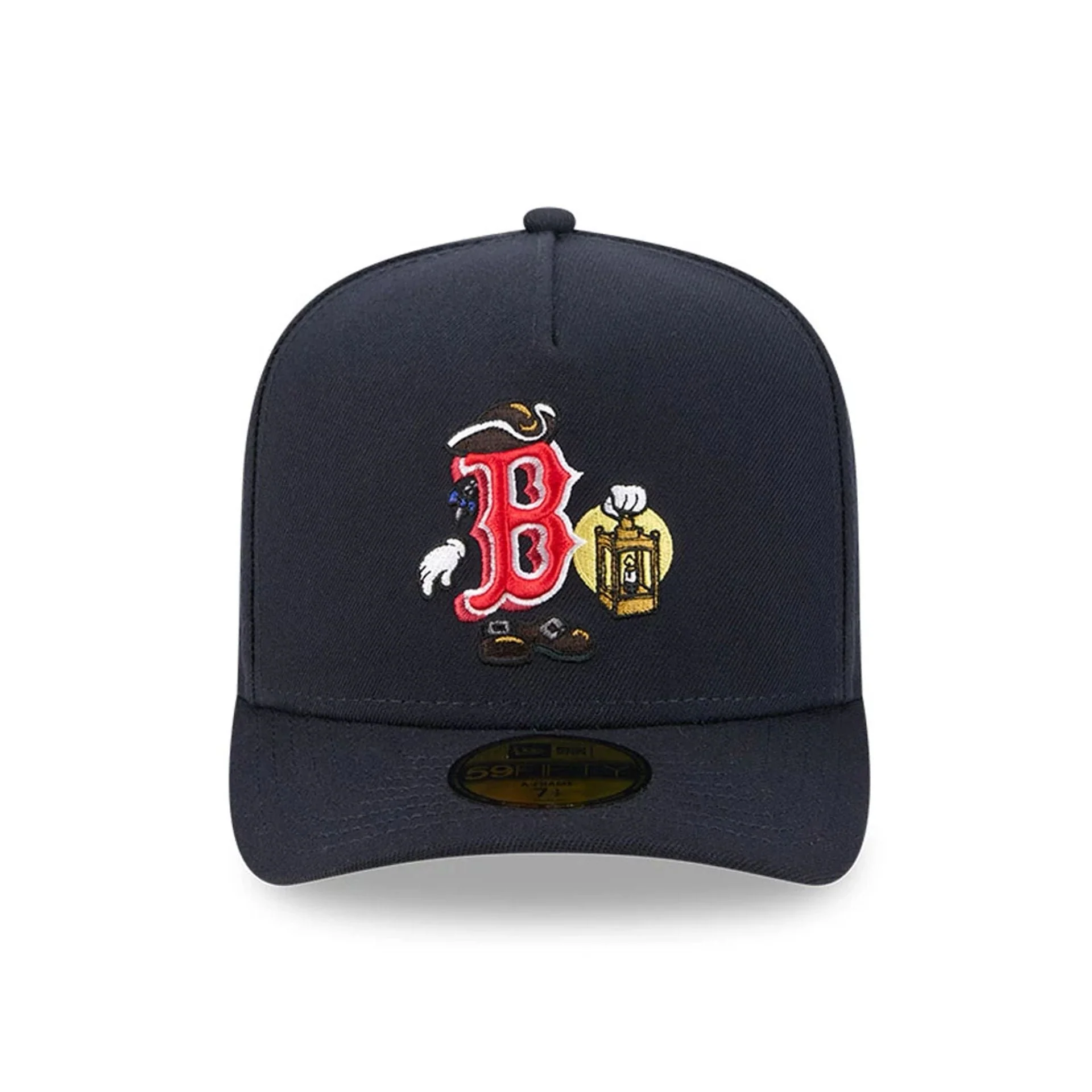 Boston Red Sox MLB Cartoon Navy 59FIFTY A-Frame Fitted Cap - Image 3