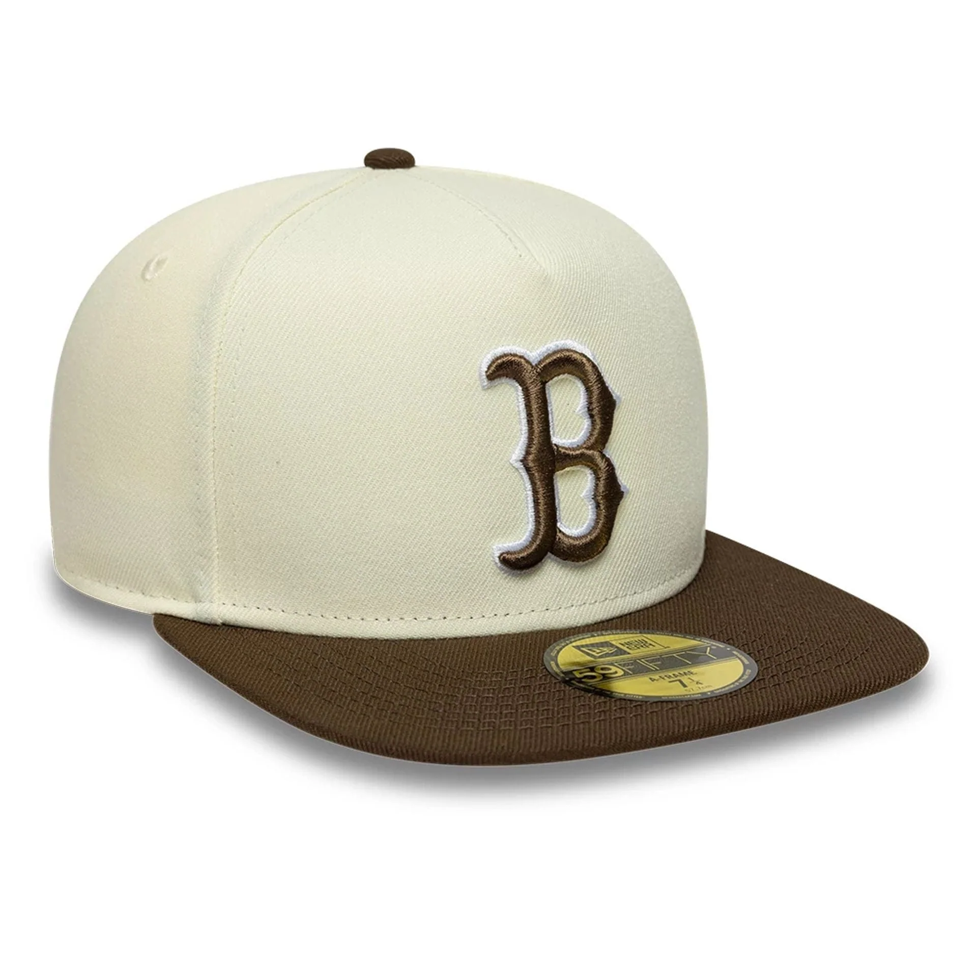 Boston Red Sox MLB Cream 59FIFTY A-Frame Fitted Cap - Image 4