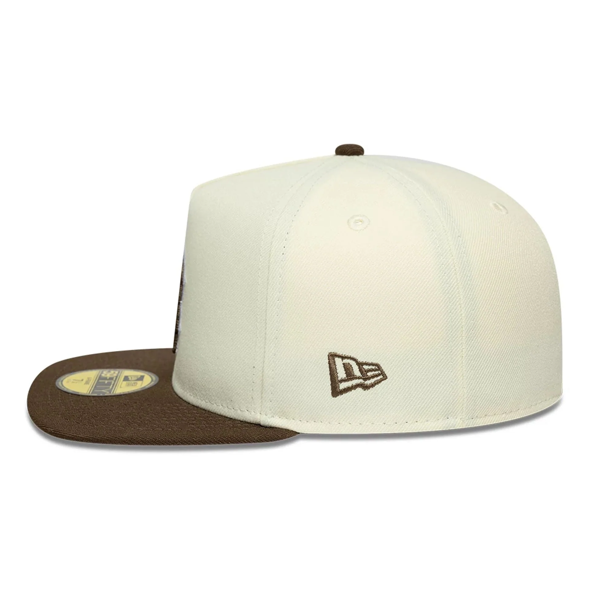 Boston Red Sox MLB Cream 59FIFTY A-Frame Fitted Cap - Image 6