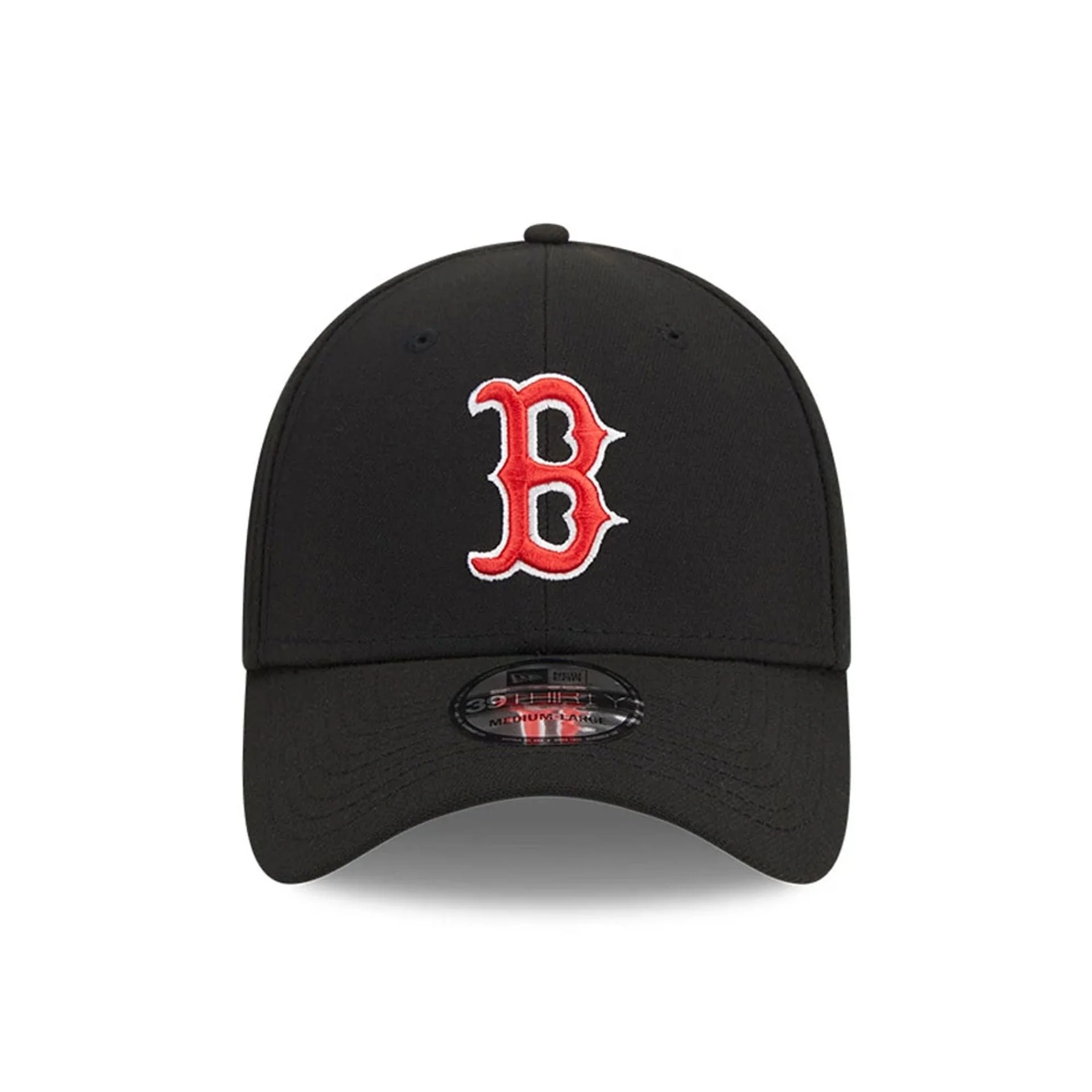 Boston Red Sox MLB Evergreen Black 39THIRTY Stretch Fit Cap - Image 2