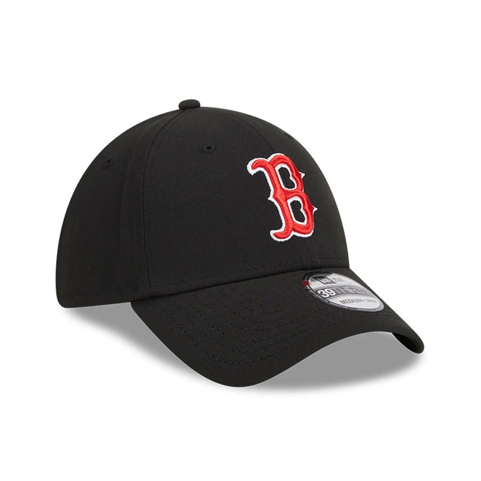Boston Red Sox MLB Evergreen Black 39THIRTY Stretch Fit Cap - Image 3