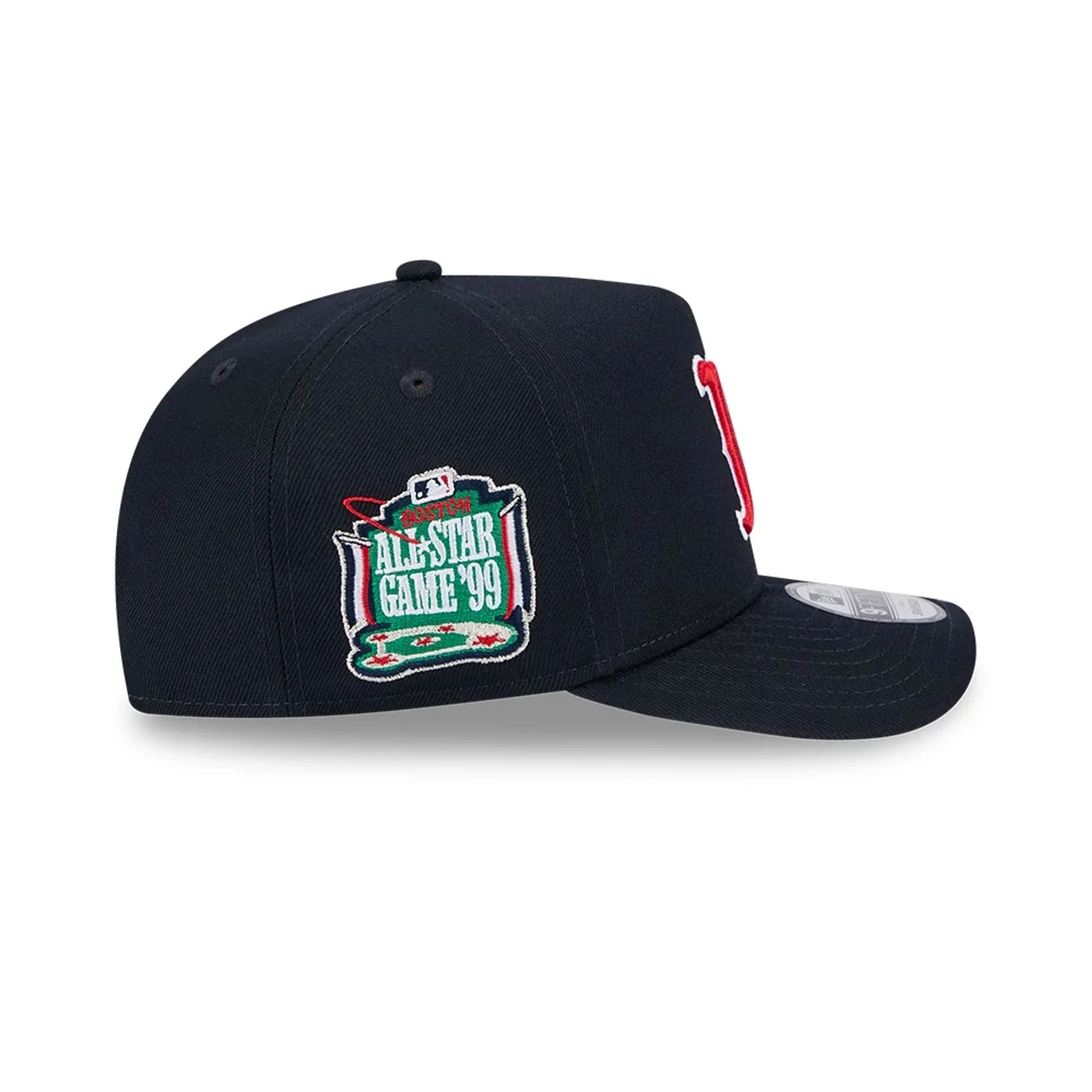Boston Red Sox MLB Evergreen Navy 9FIFTY A-Frame Snapback Adjustable Cap - Image 5