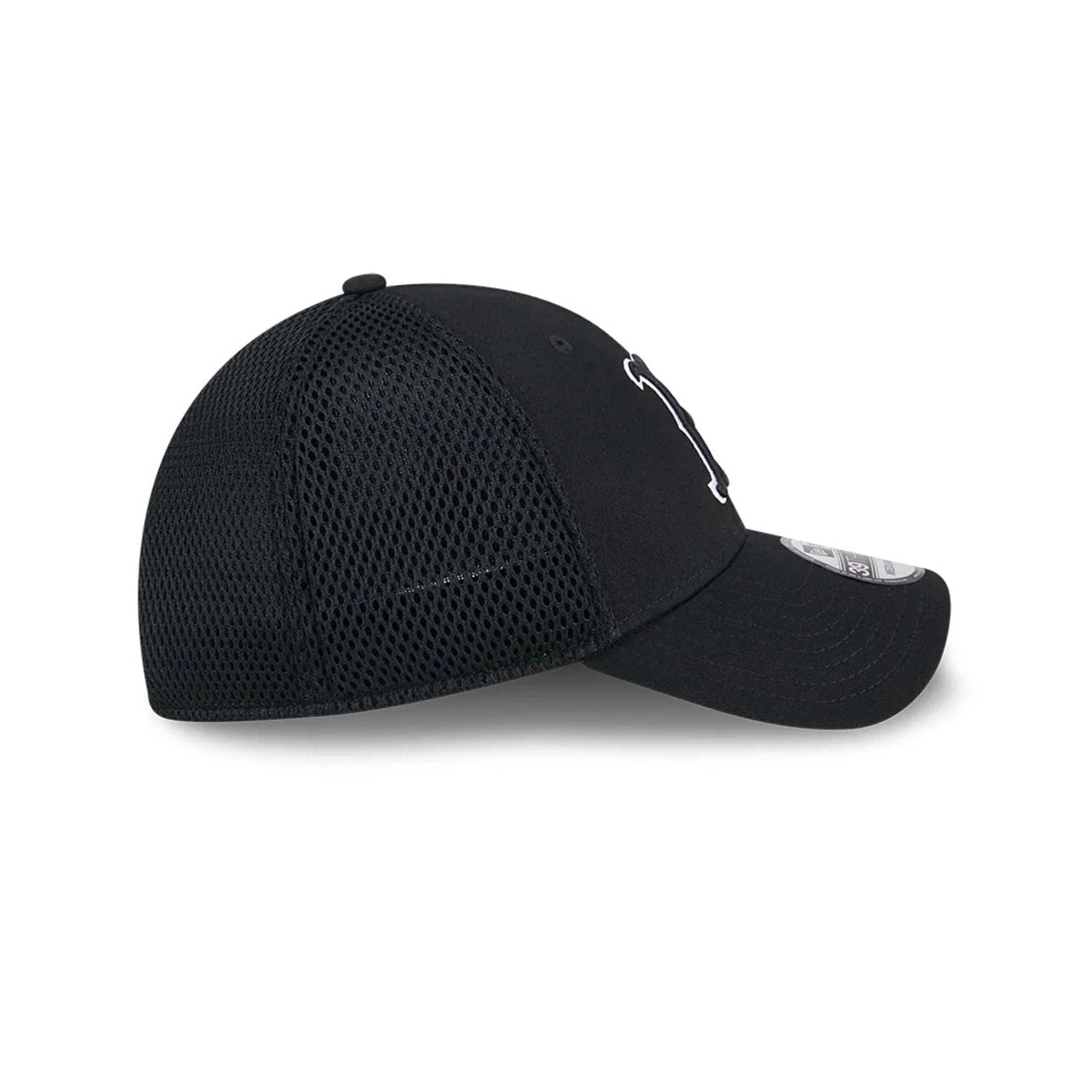 Boston Red Sox MLB Evergreen Neo Black 39THIRTY Stretch Fit Cap - Image 6