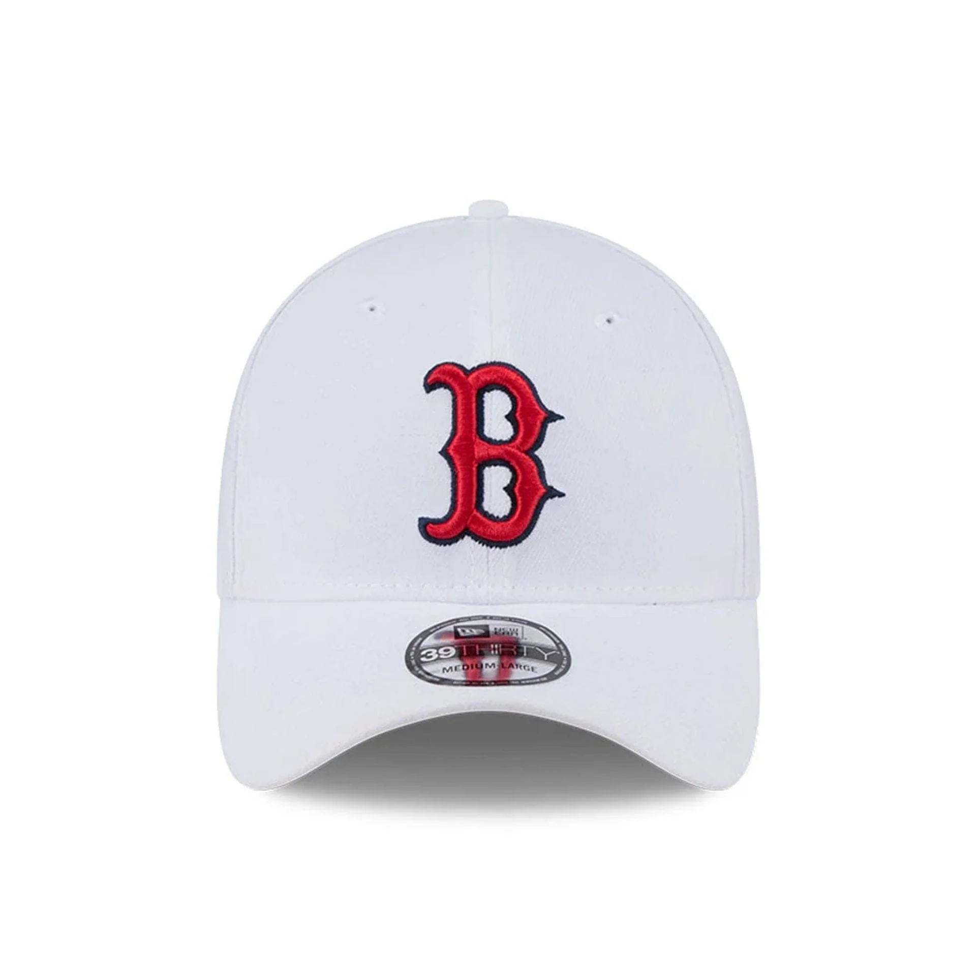 Boston Red Sox MLB Evergreen White 39THIRTY Stretch Fit Cap - Image 2