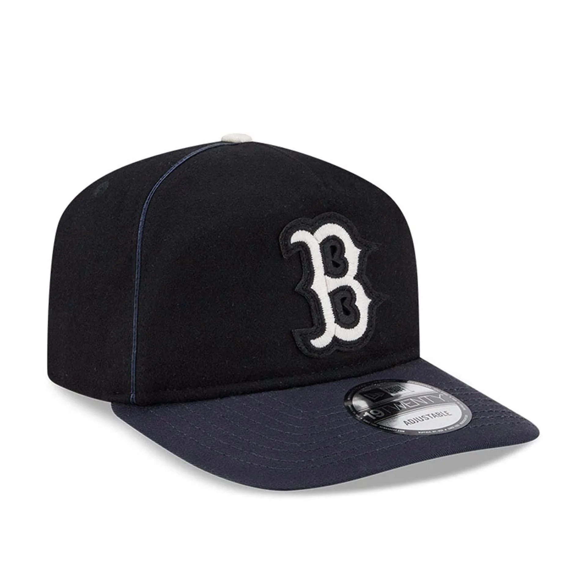Boston Red Sox MLB Felt Logo Navy 19TWENTY Adjustable Cap - Image 4