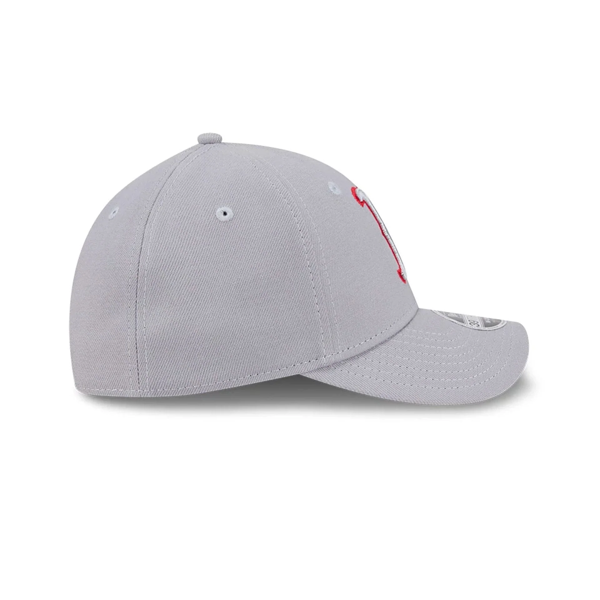 Boston Red Sox MLB Grey 39THIRTY M-Crown Stretch Fit Cap - Image 6