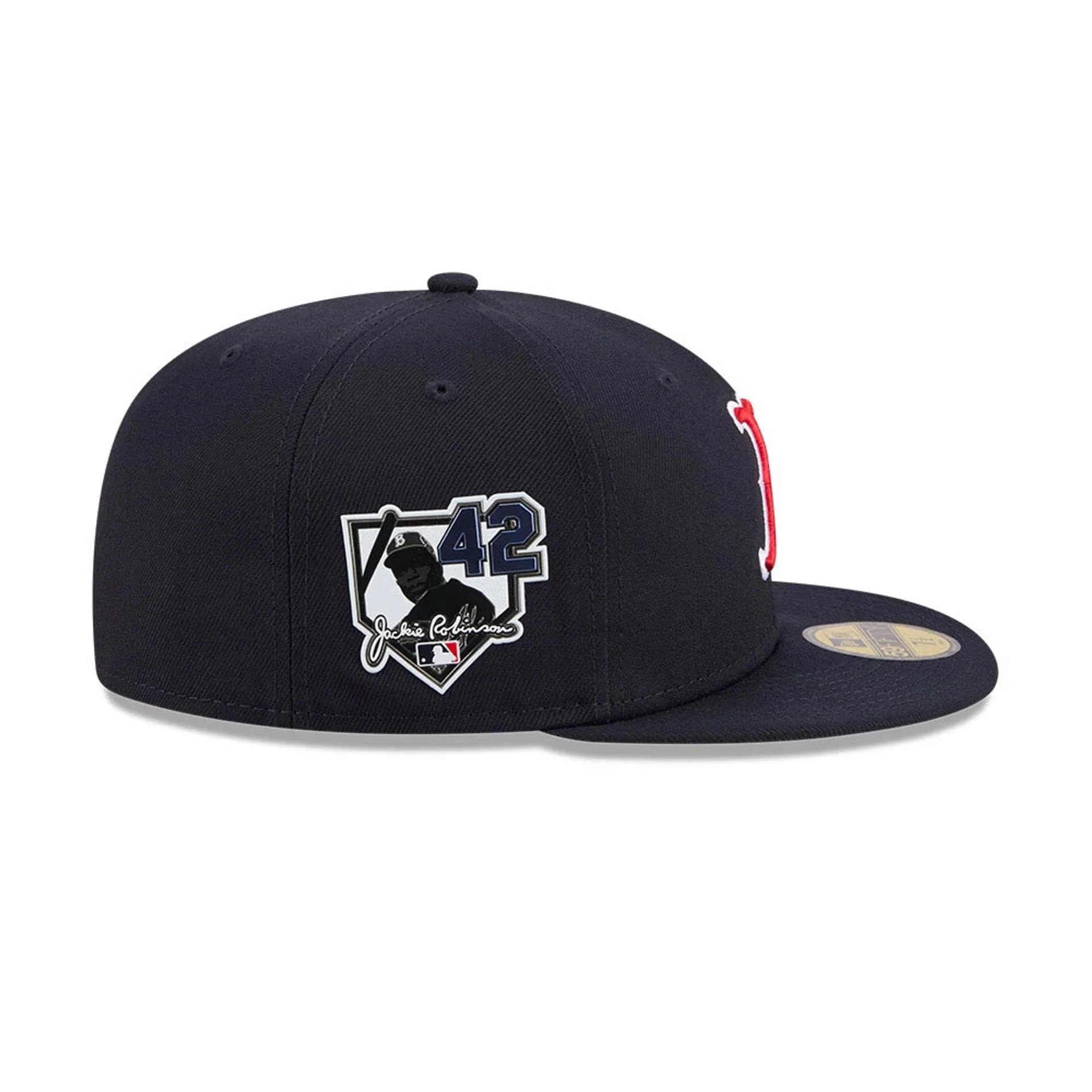 Boston Red Sox MLB Jackie Robinson Navy 59FIFTY Fitted Cap - Image 5