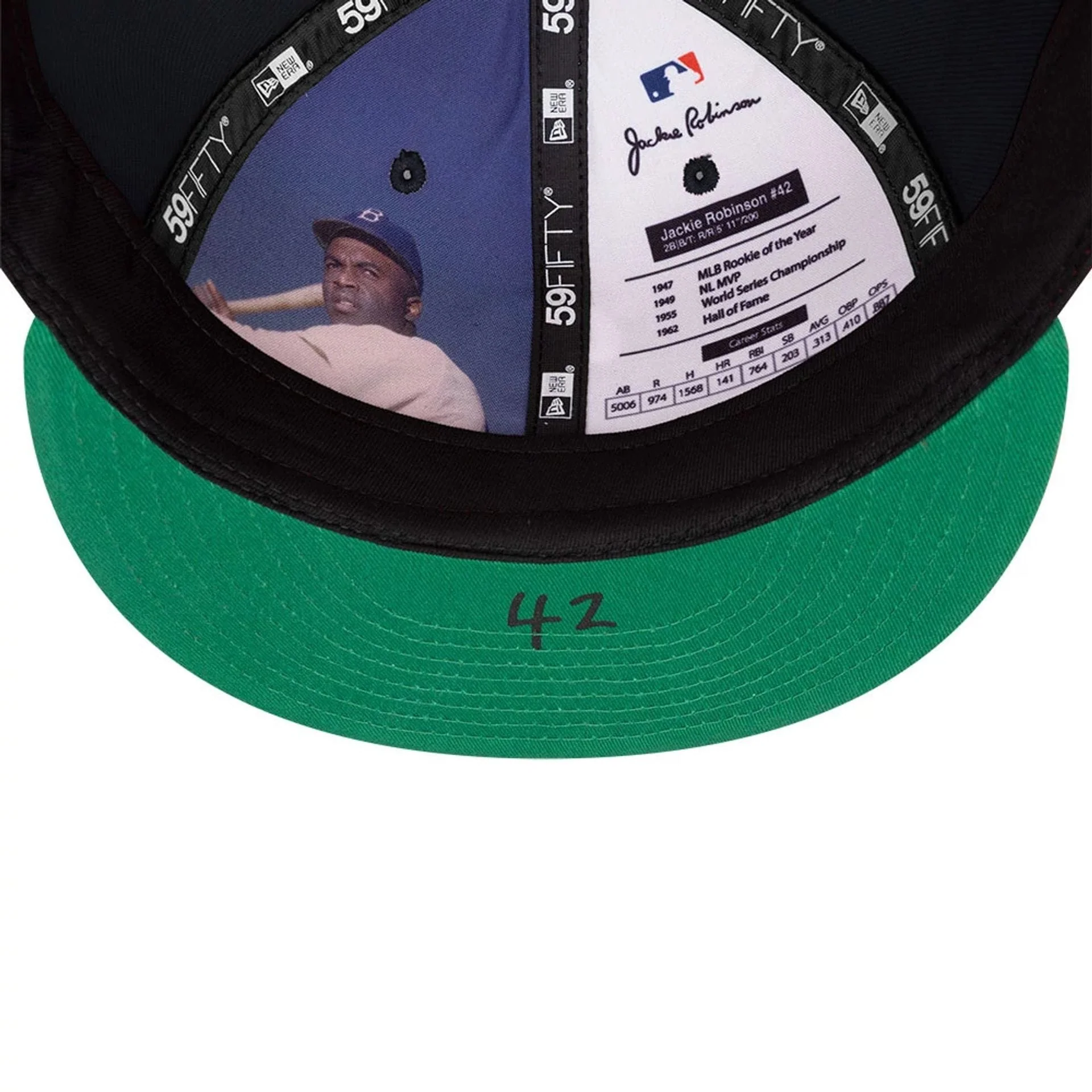 Boston Red Sox MLB Jackie Robinson Navy 59FIFTY Fitted Cap - Image 8