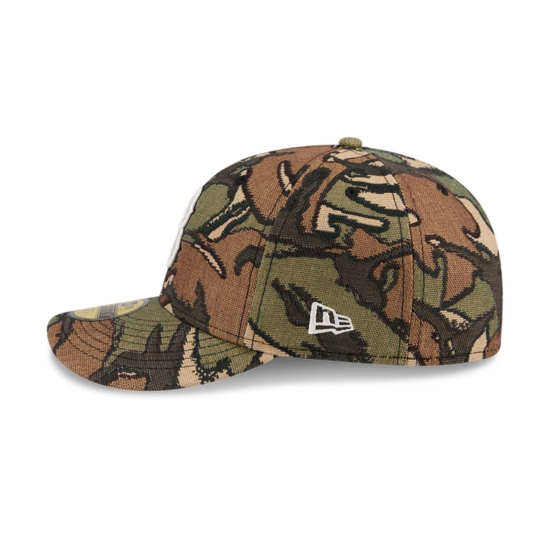 Boston Red Sox MLB Jacquard Camo 59FIFTY Fitted Cap - Image 4