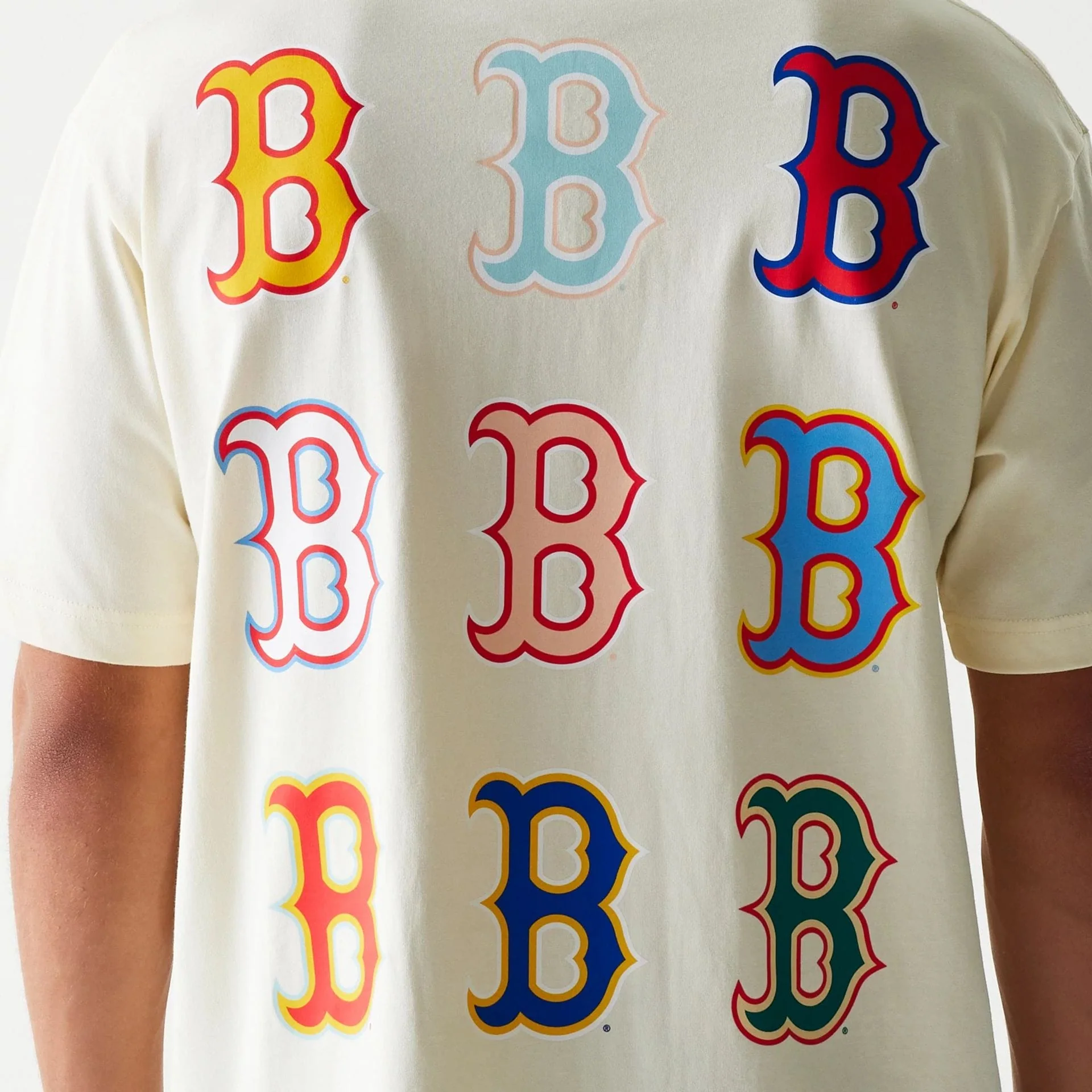 Boston Red Sox MLB Life Graphic Cream T-Shirt - Image 5