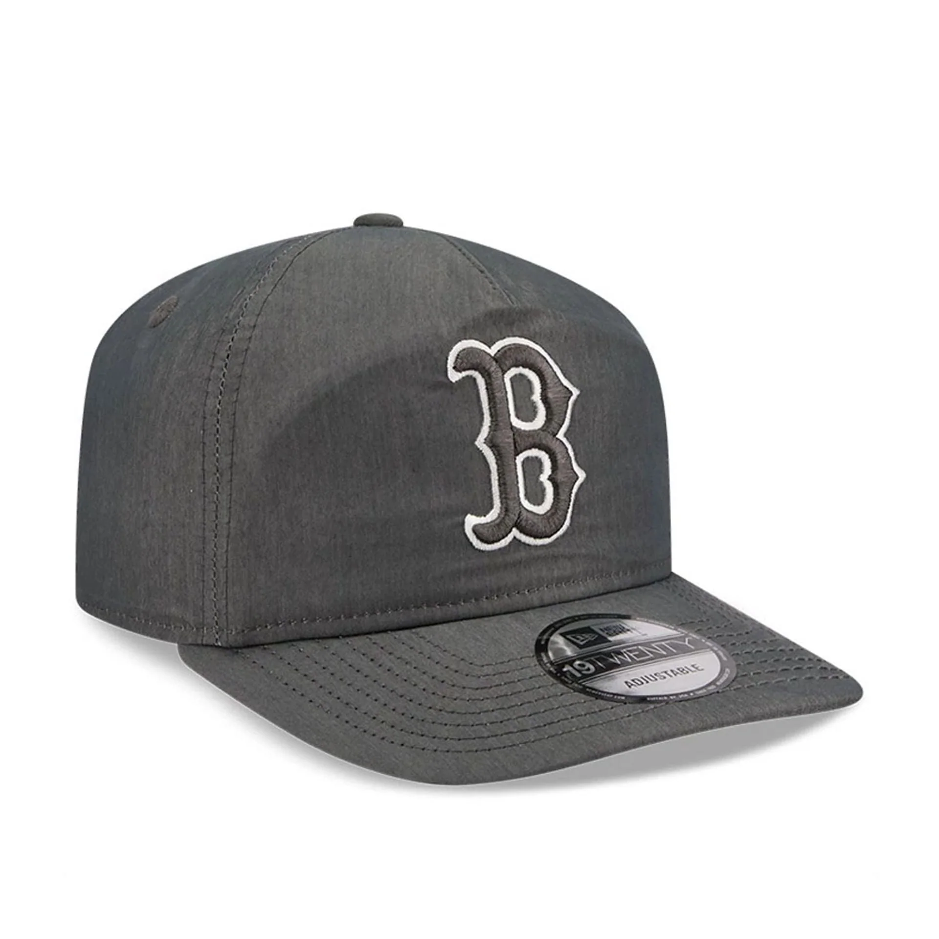 Boston Red Sox MLB Nylon Open Grey 19TWENTY Adjustable Cap - Image 4