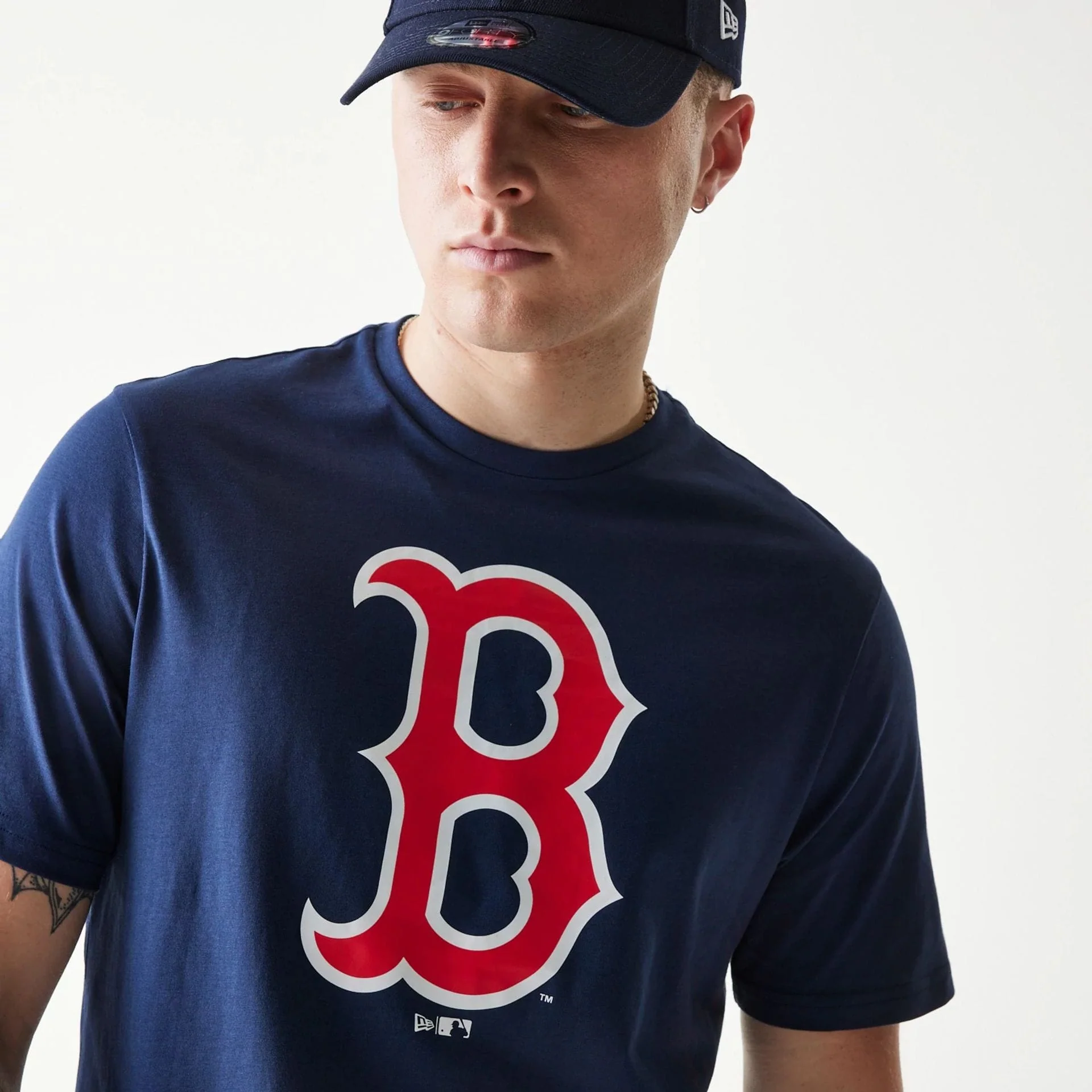 Boston Red Sox MLB Regular Dark Blue T-Shirt - Image 2