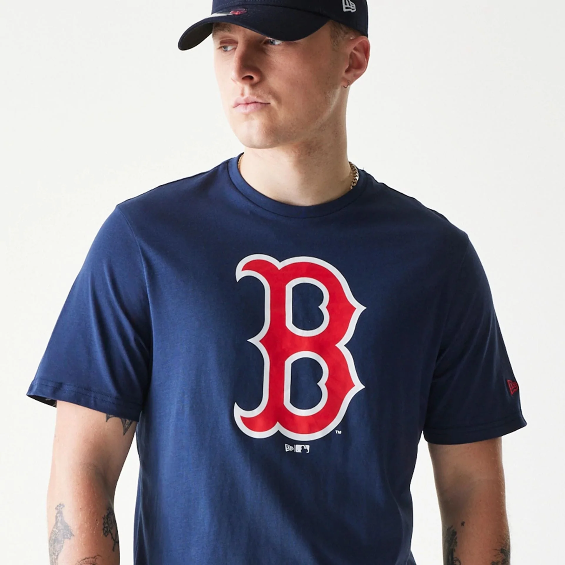 Boston Red Sox MLB Regular Dark Blue T-Shirt - Image 3