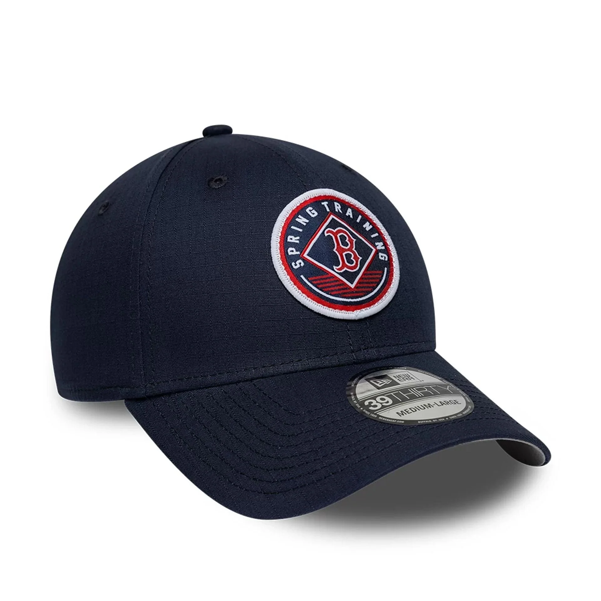 Boston Red Sox MLB Ripstop Navy 39THIRTY Stretch Fit Cap - Image 4
