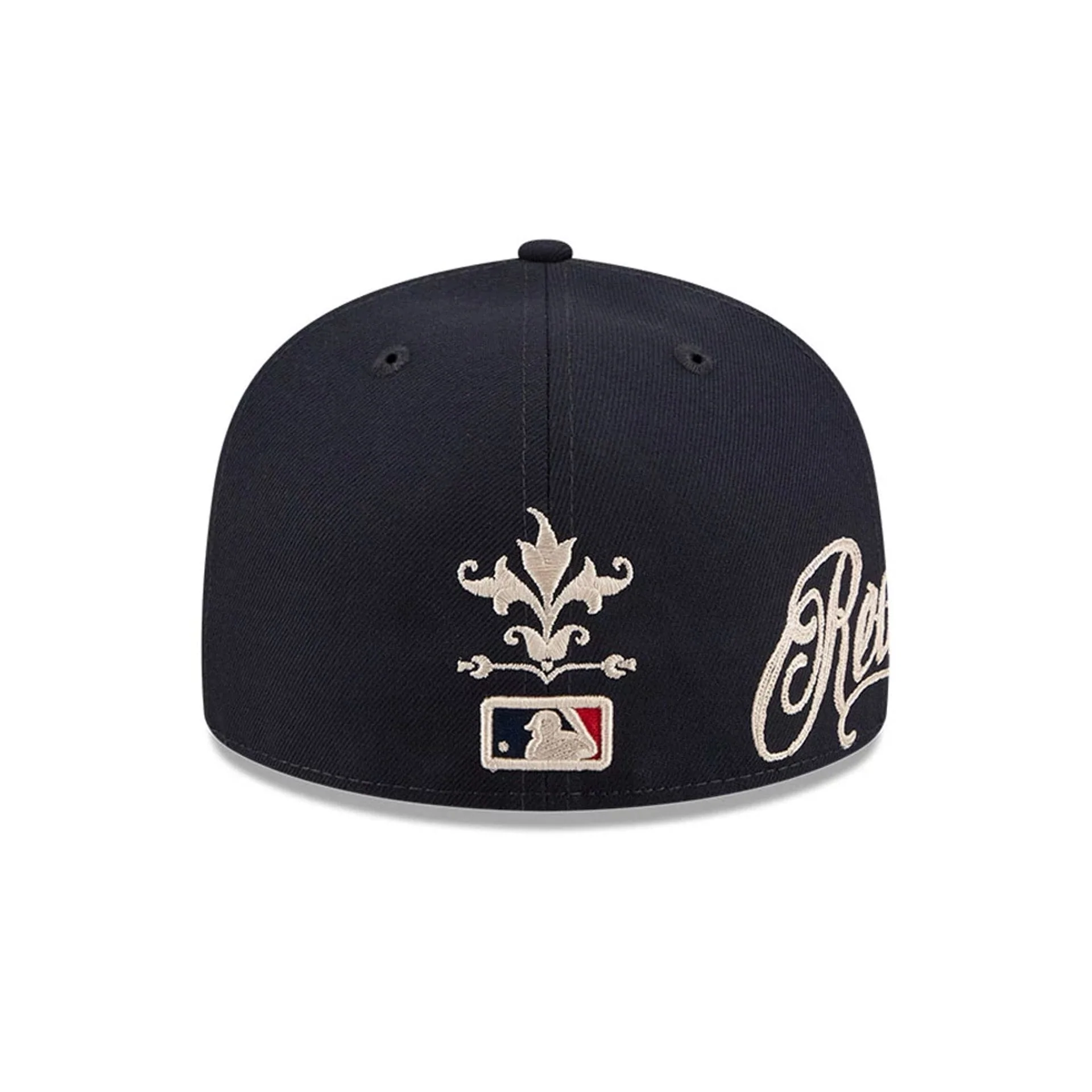 Boston Red Sox MLB Script Navy 59FIFTY Fitted Cap - Image 3