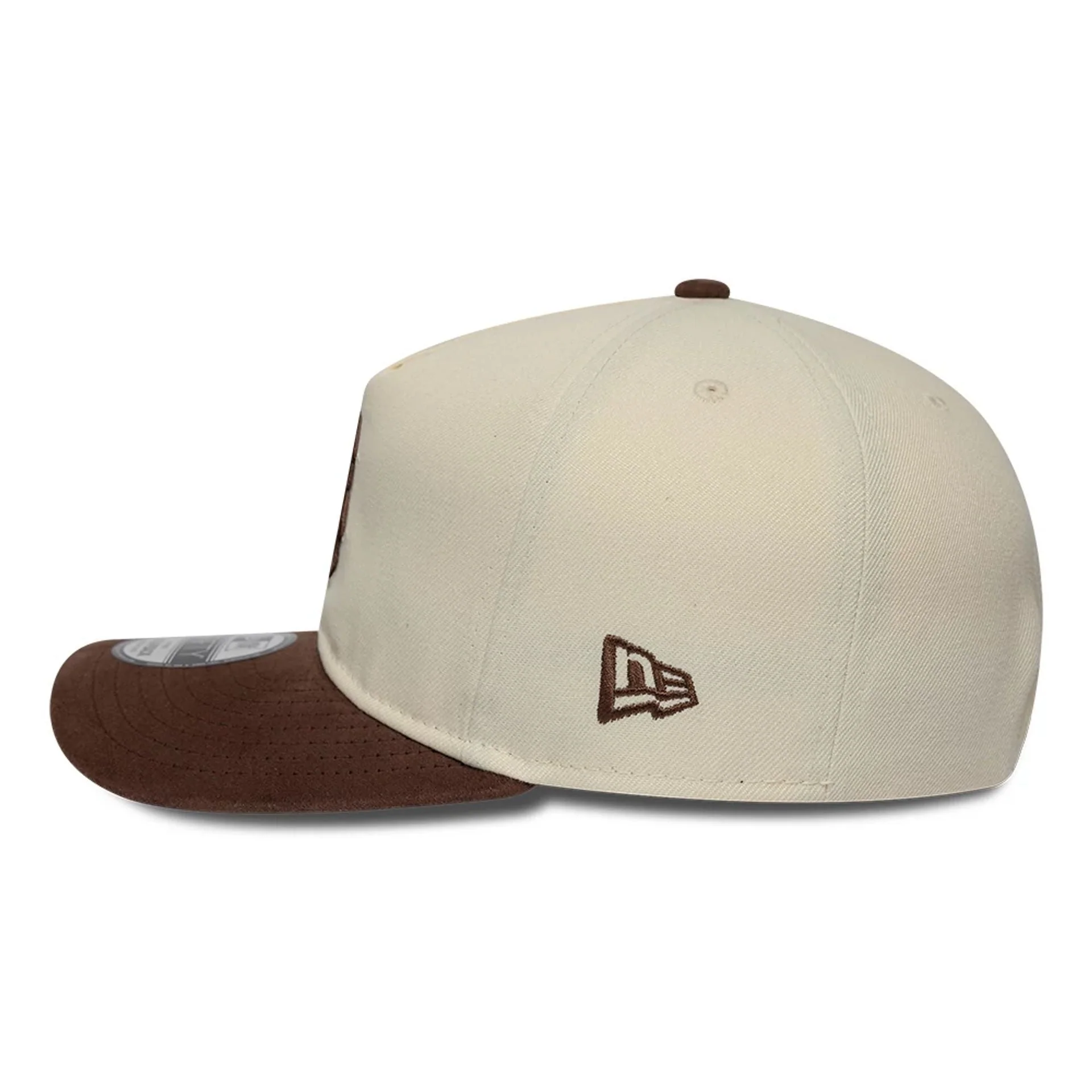 Boston Red Sox MLB Suede Visor Cream 9FIFTY A-Frame Adjustable Cap - Image 5