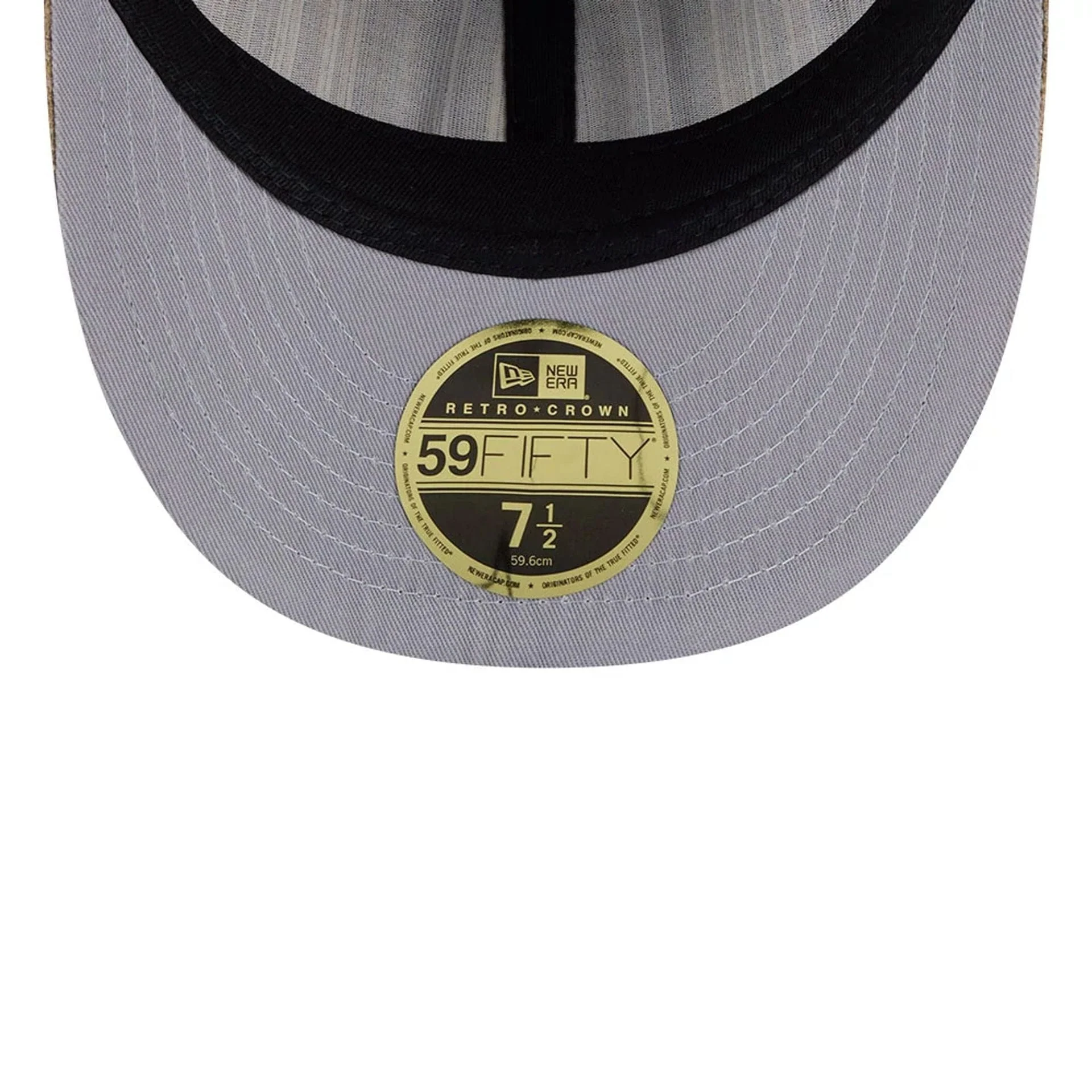 Boston Red Sox MLB Vintage Tweed Open Blue Retro Crown 59FIFTY Fitted Cap - Image 2