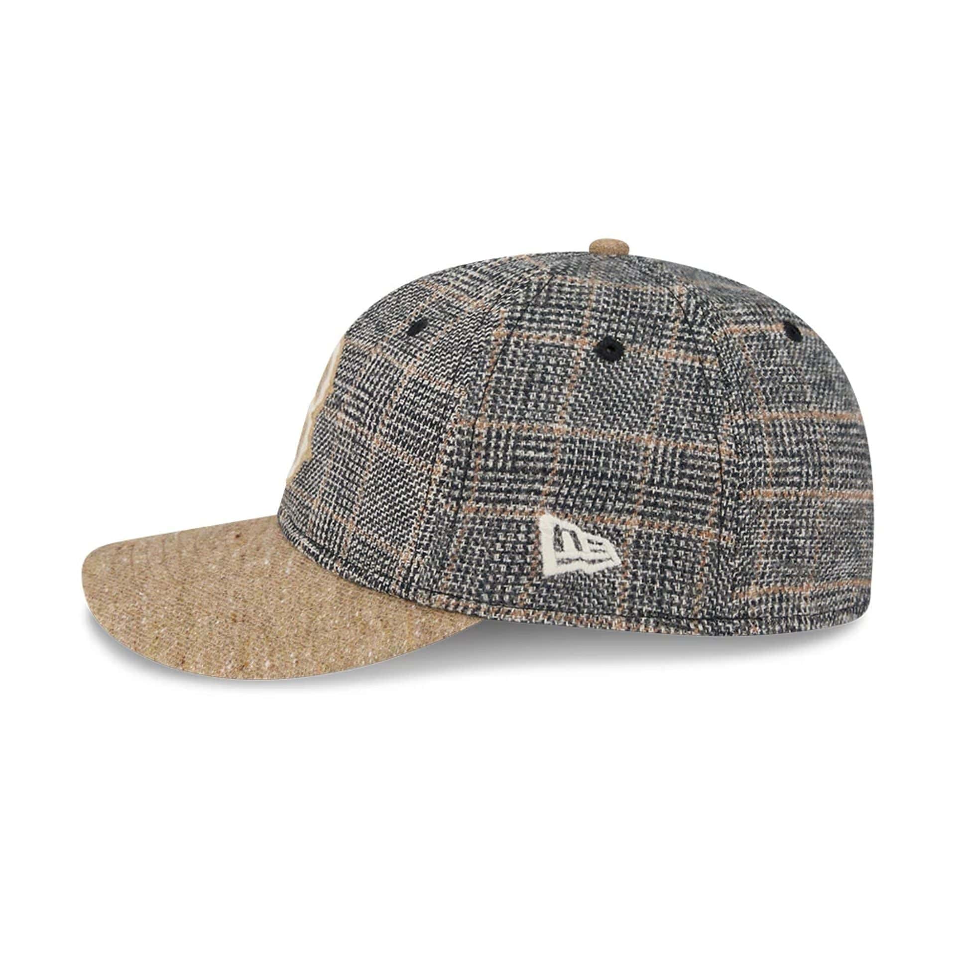 Boston Red Sox MLB Vintage Tweed Open Blue Retro Crown 59FIFTY Fitted Cap - Image 5