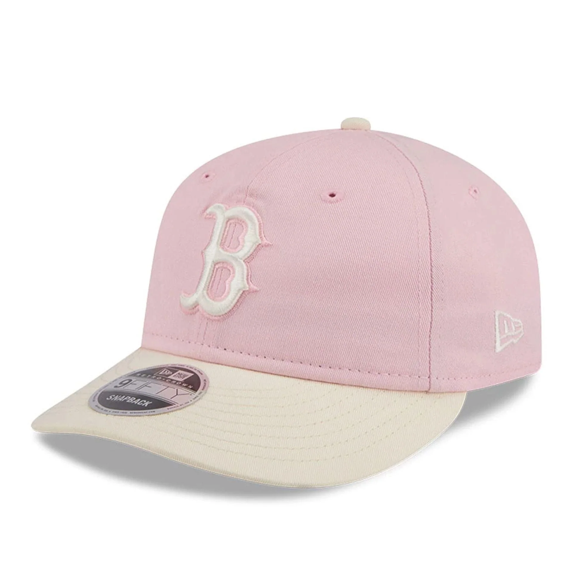 Boston Red Sox MLB Washed Tie Dye Pastel Pink 9FIFTY Snapback Adjustable Cap - Image 3