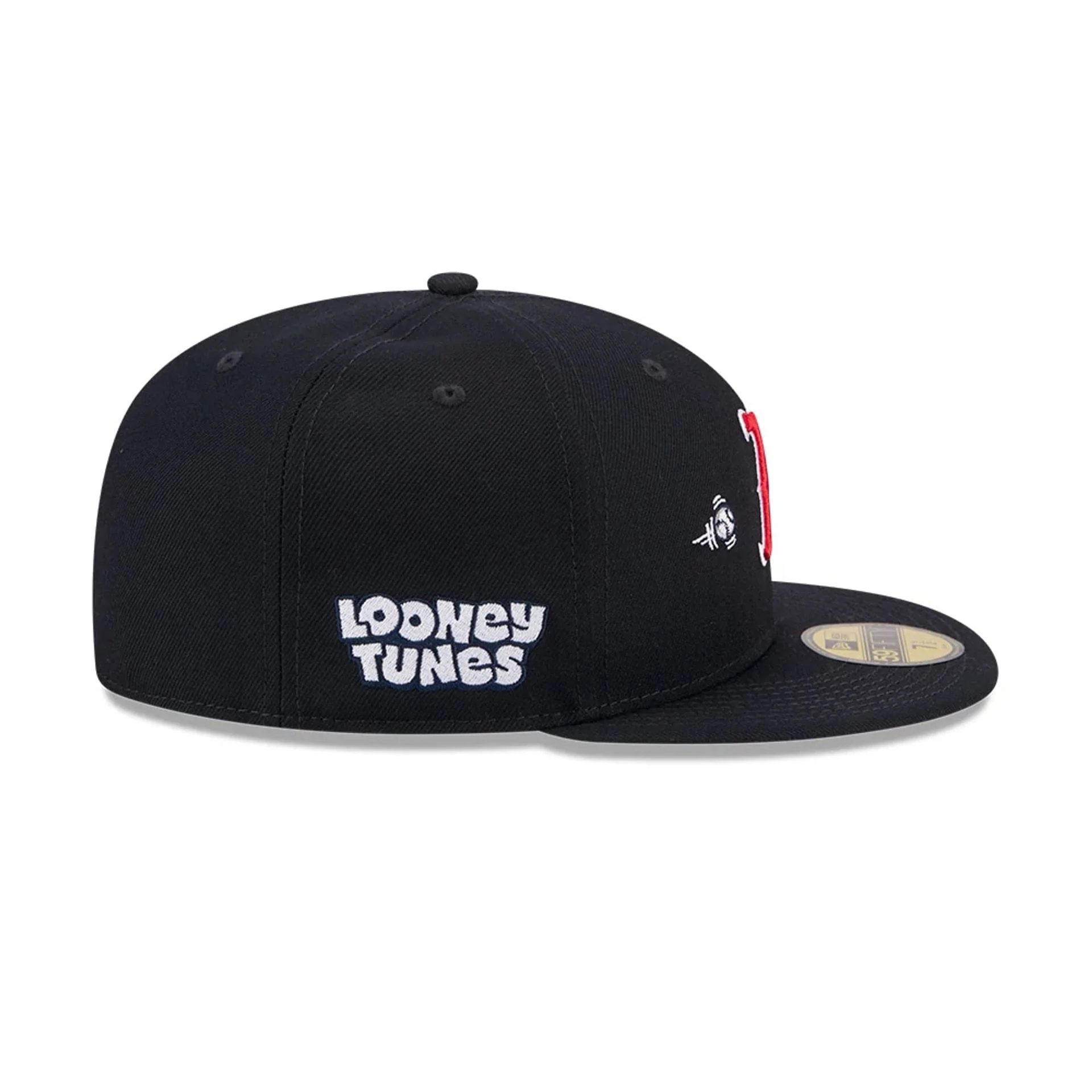 Boston Red Sox MLB X Looney Tunes Bugs Bunny Navy 59FIFTY Fitted Cap - Image 6