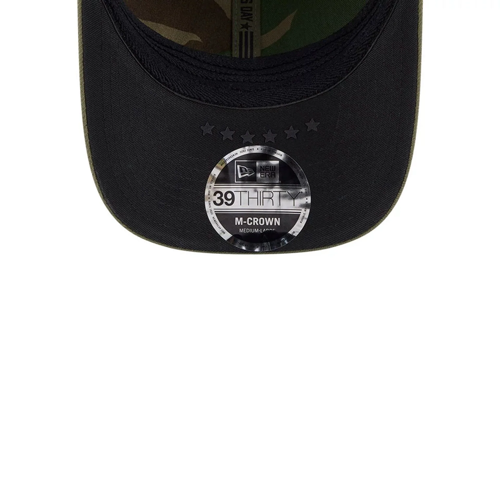 Braves MLB Armed Forces Day 2026 Green 39THIRTY M-Crown Stretch Fit Cap - Image 7